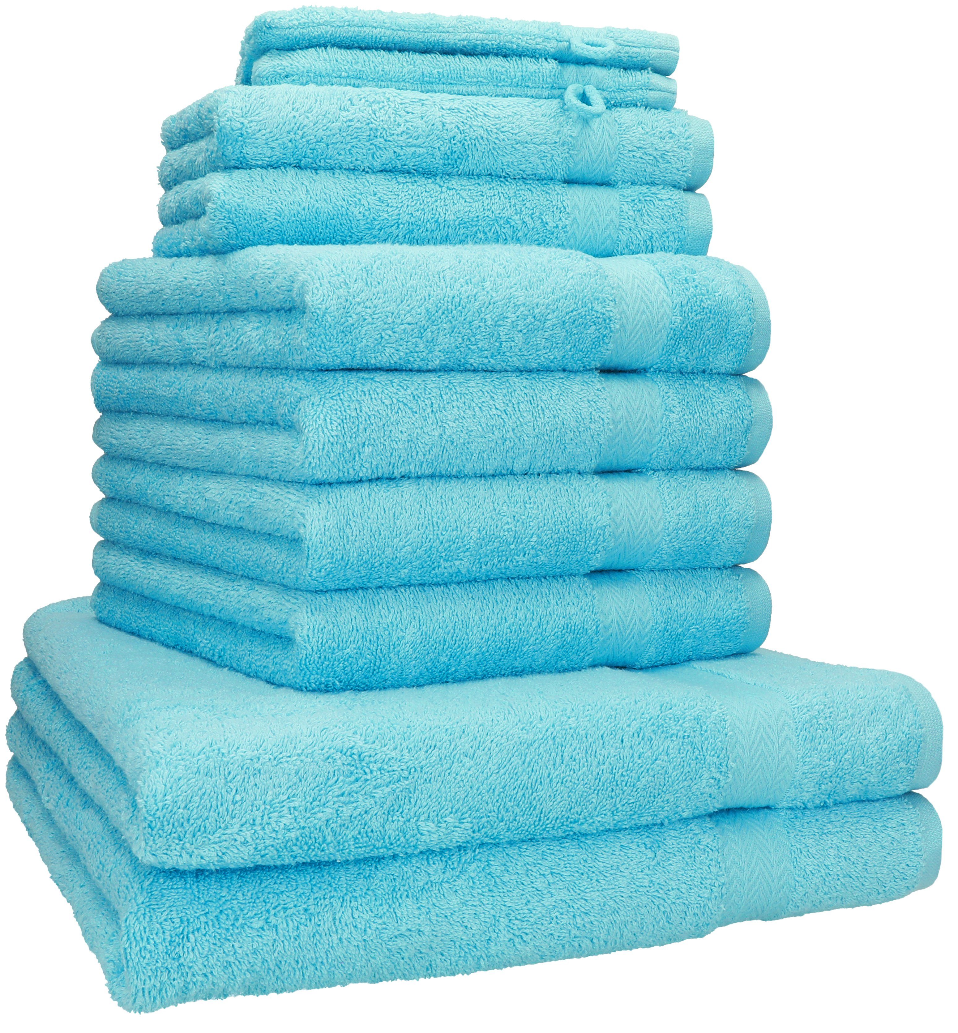 Betz Handtücher 10-teiliges Handtuch Set Premium, 100% Baumwolle (10-St), 4 Handtücher 50x100 cm, 2 Duschtücher 70x140 cm, 2 Gästetücher 30x50