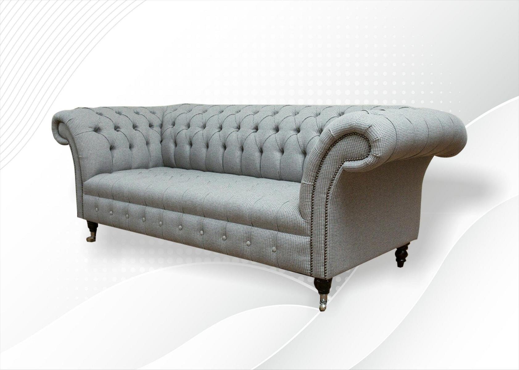 JVmoebel Chesterfield-Sofa, Chesterfield 3 Sitzer cm Couch Sofa Sofa Design 225