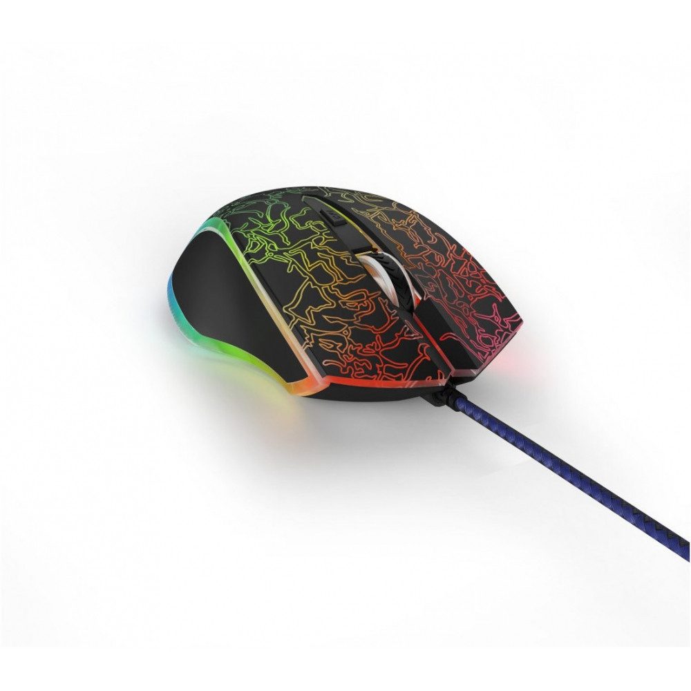 uRage uRage Gaming Maus Reaper 220 mit RGB-Beleuchtung. Gaming-Maus (Optical, Daumenknopf)