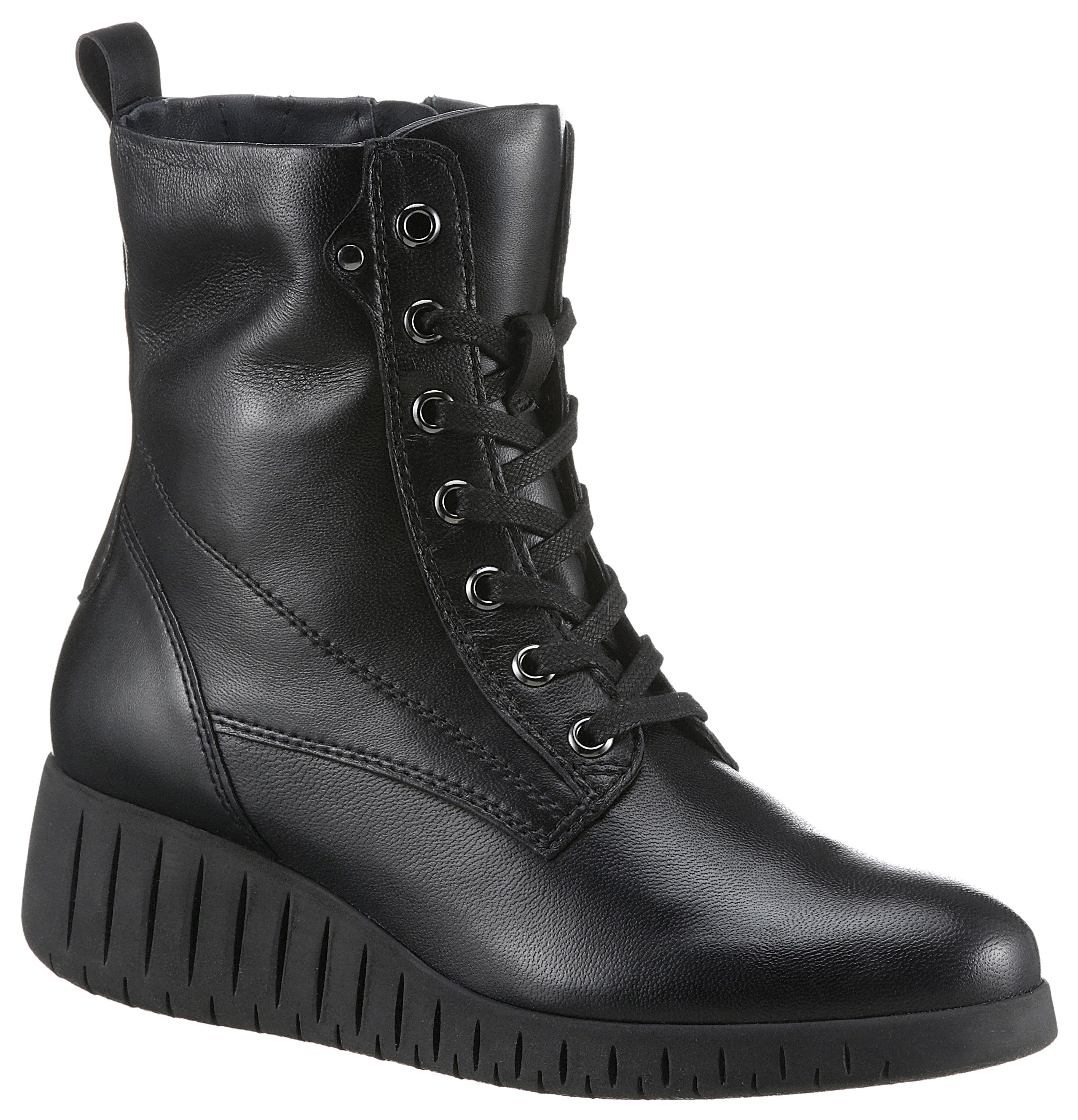 MARCO TOZZI CERASO Schnürboots, Keilabsatz, Schnürstiefelette günstig online kaufen