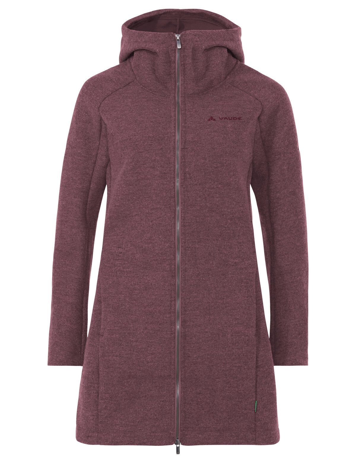 VAUDE Outdoorjacke Women's Tinshan Coat III (1-St) Übergangsmantel aus Wollmix für den Alltag