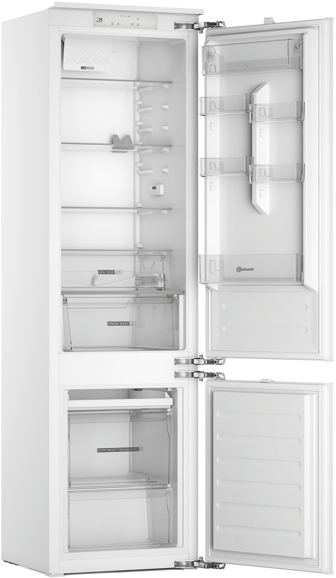 BAUKNECHT Einbaukühlgefrierkombination BKGIS 20F23, 194 cm hoch, 56 cm breit