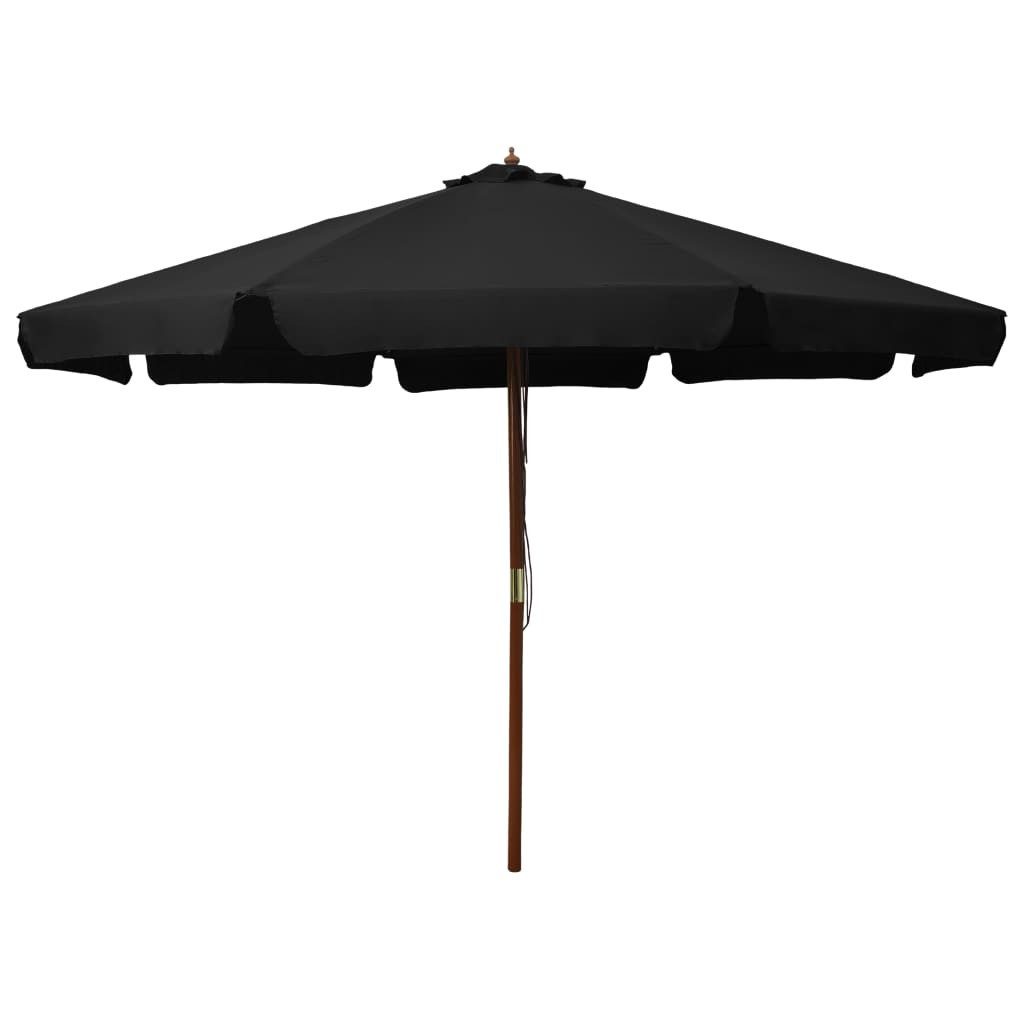 vidaXL Sonnenschirm Sonnenschirm mit Holzmast 330 günstig online kaufen