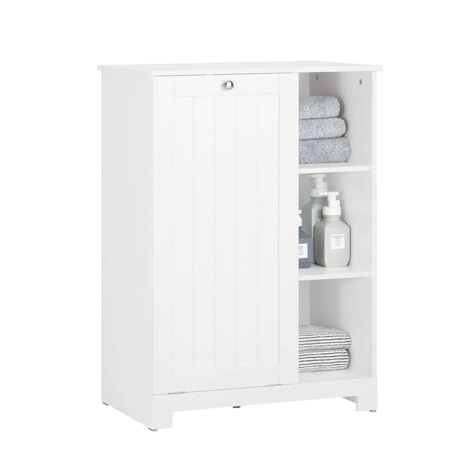 SoBuy Wäscheschrank BZR105, Badezimmerschrank Badmöbel, mit günstig online kaufen