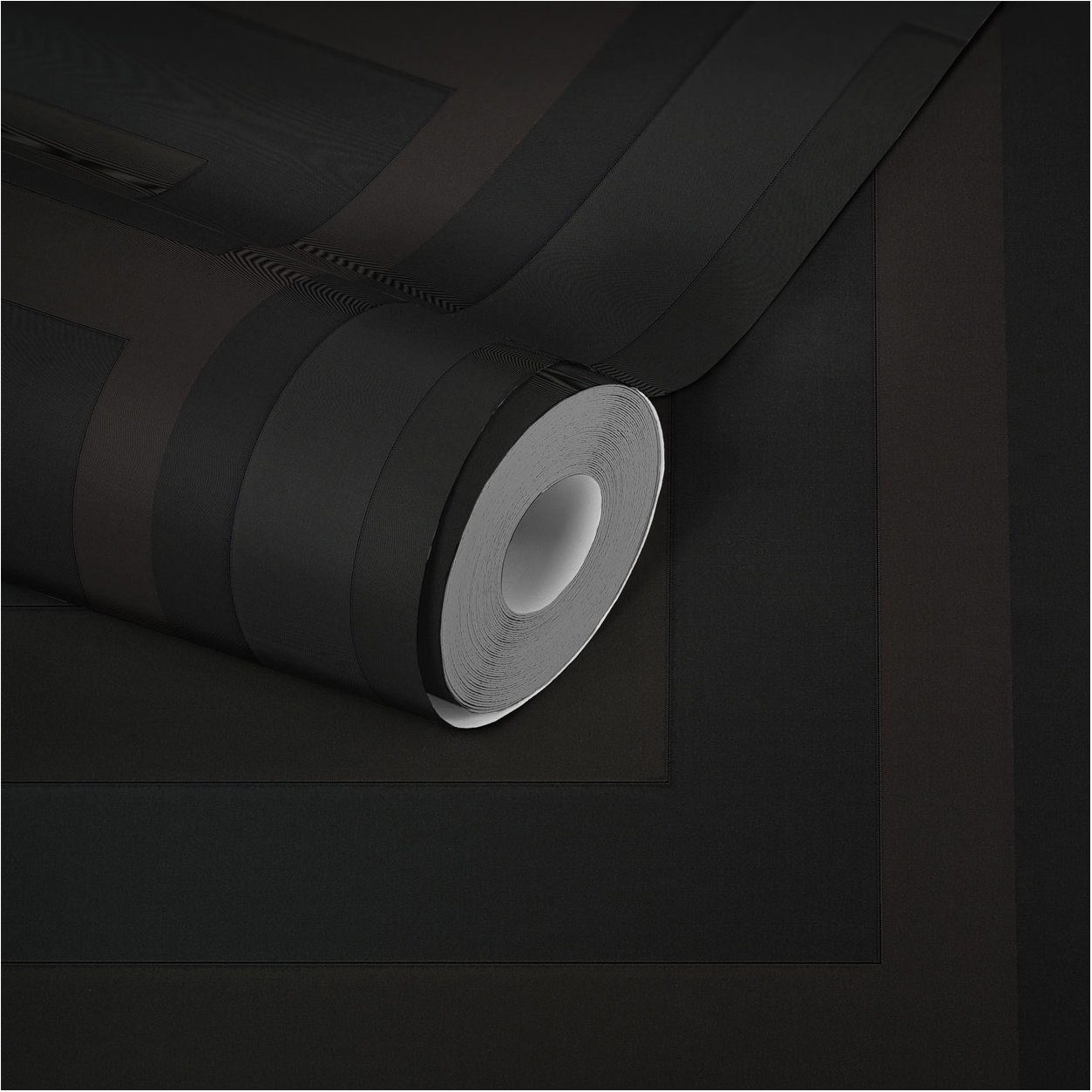 A.S. Création Vinyltapete, Versace Home Unitapete Schwarz 935234 Luxus Vlies Designertapete