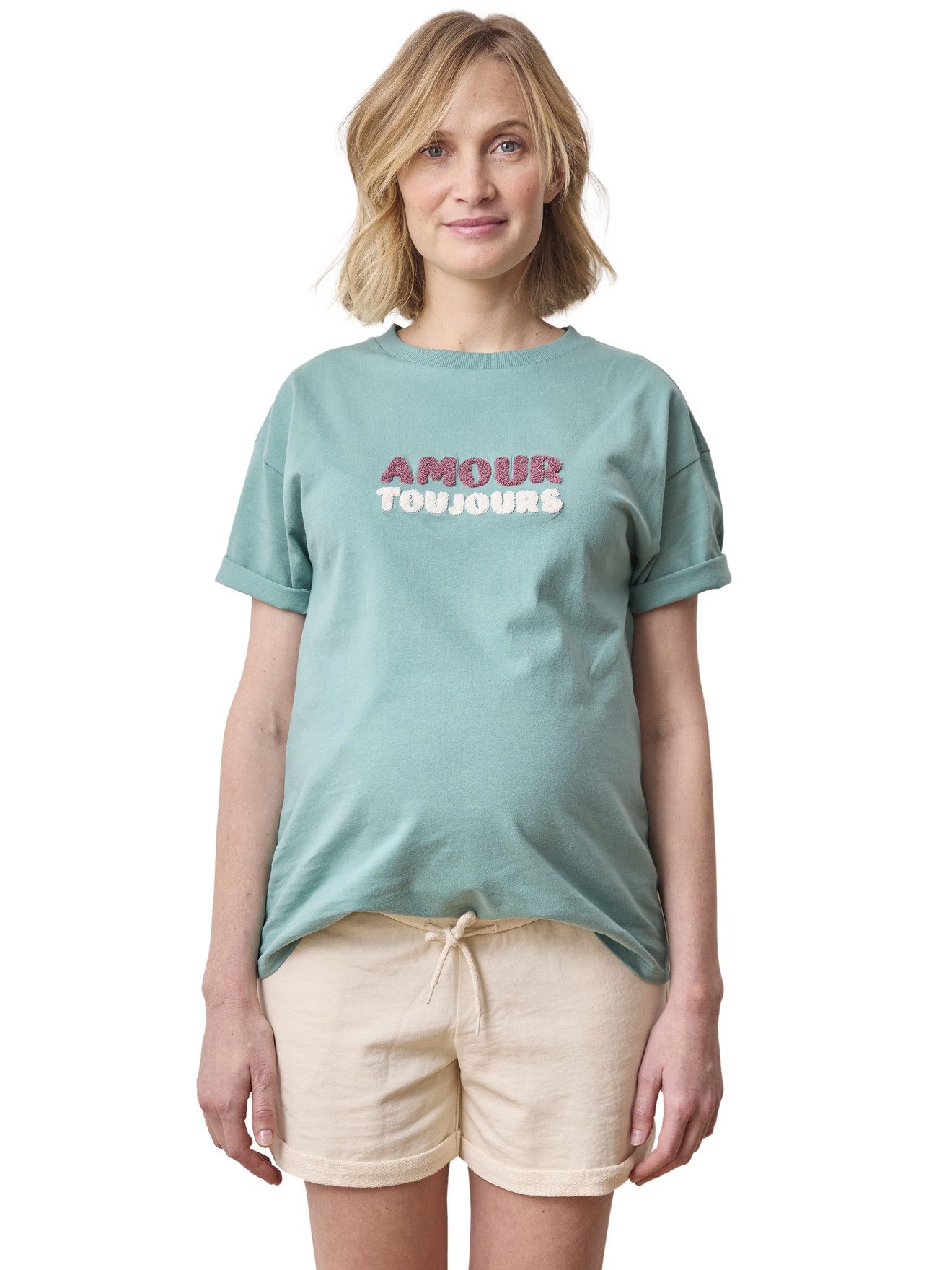Shorts Umstands-Shorts, Sweatware mit Recycling-Polyester