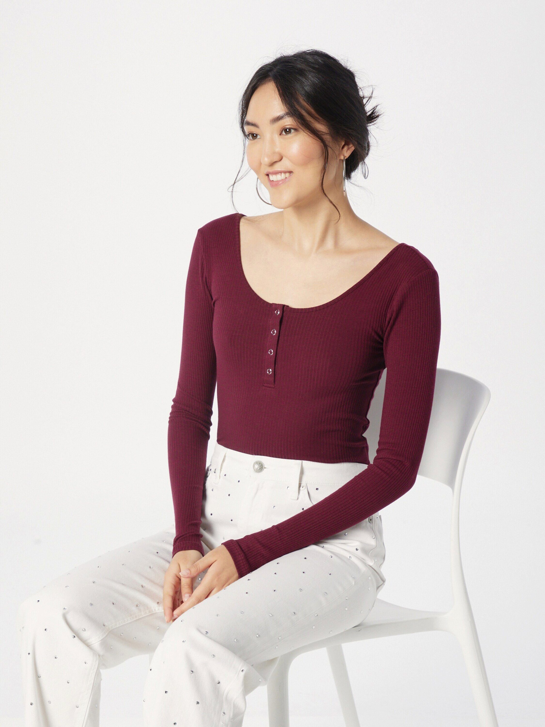 pieces Langarmshirt Kitte (1-tlg) Plain/ohne Details günstig online kaufen