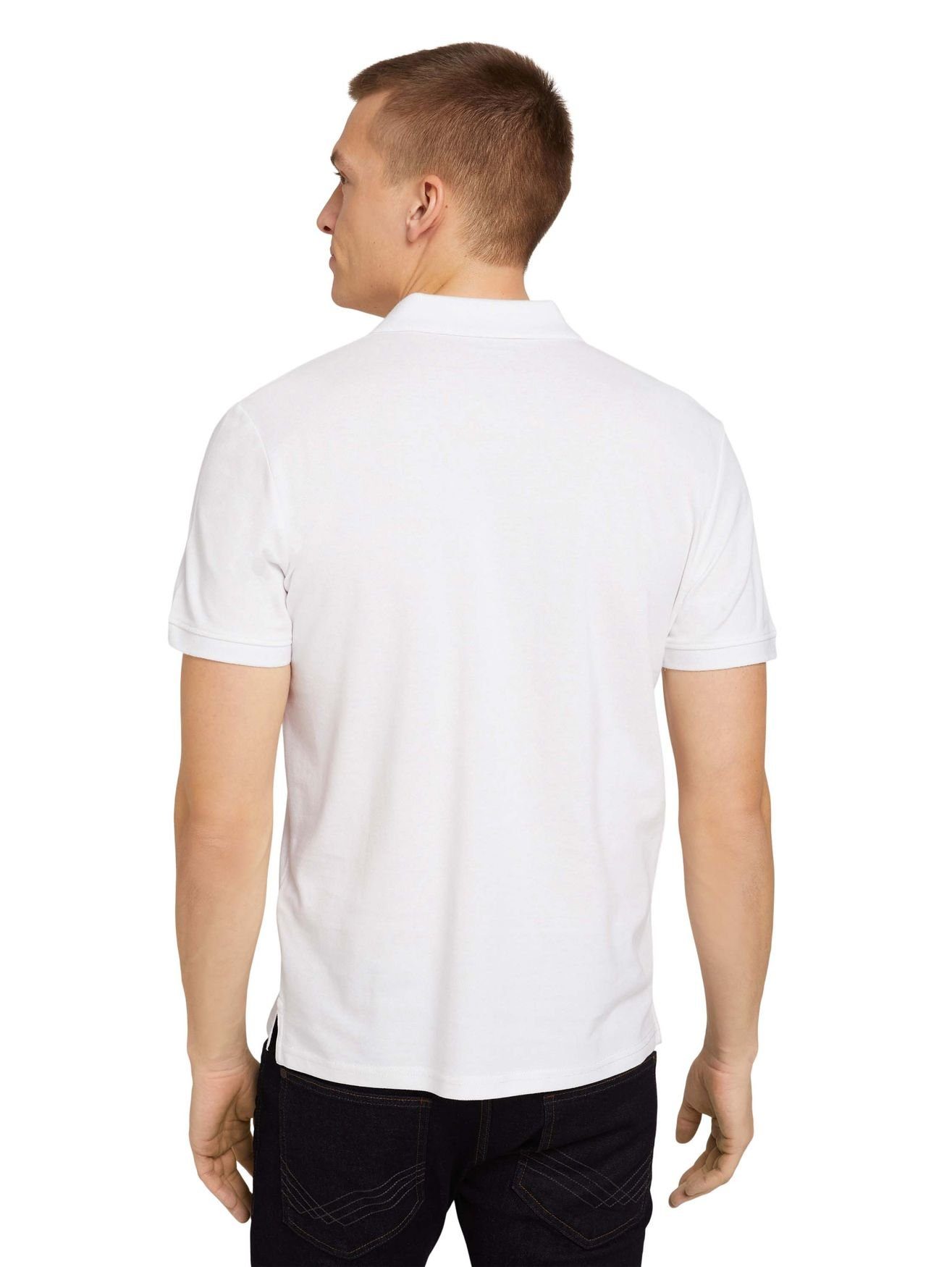 Poloshirt TAILOR TOM in Polo BASIC 5339 POLO Shirt Weiß
