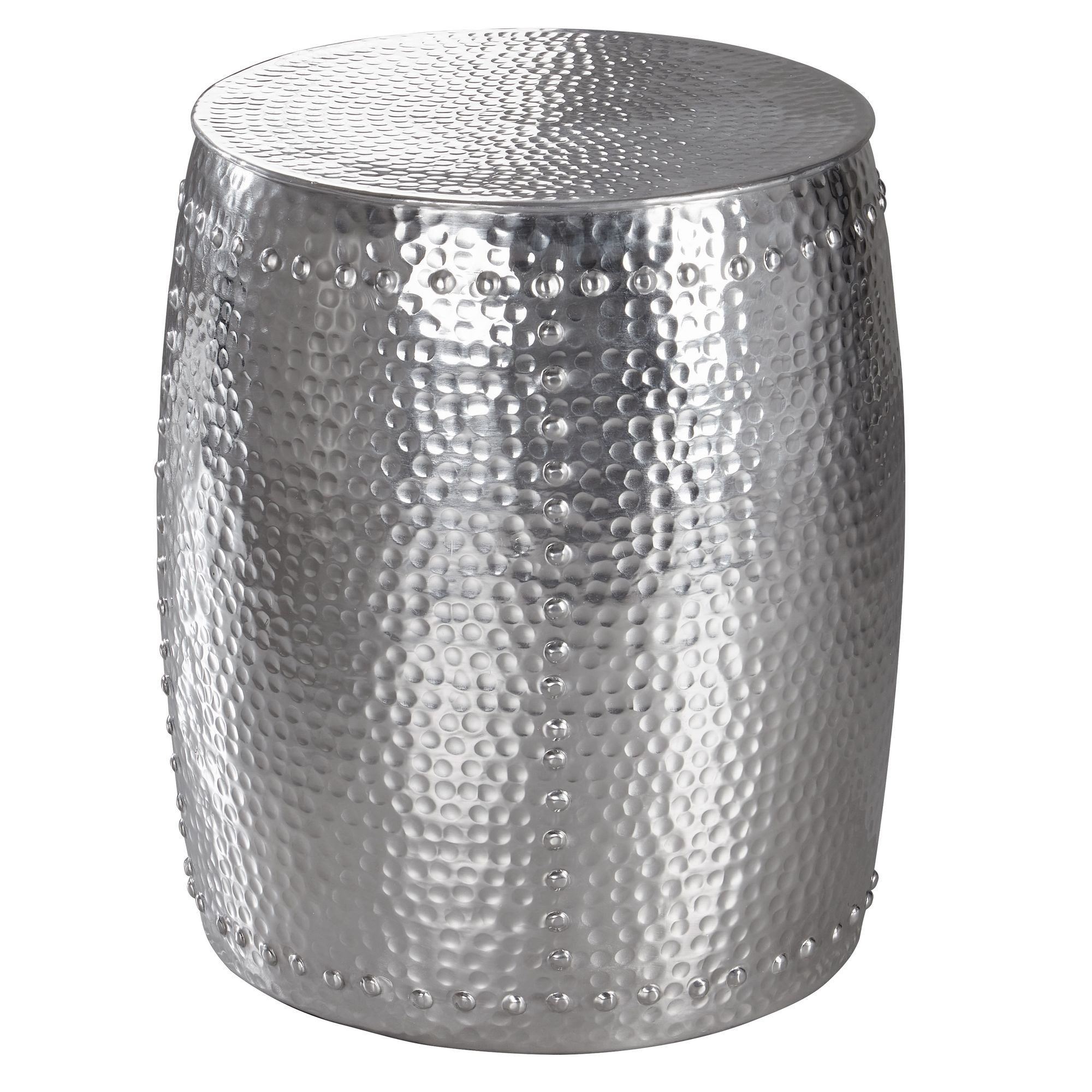 FINEBUY Beistelltisch SuVa12243_1 (42x49x42 cm Aluminium günstig online kaufen
