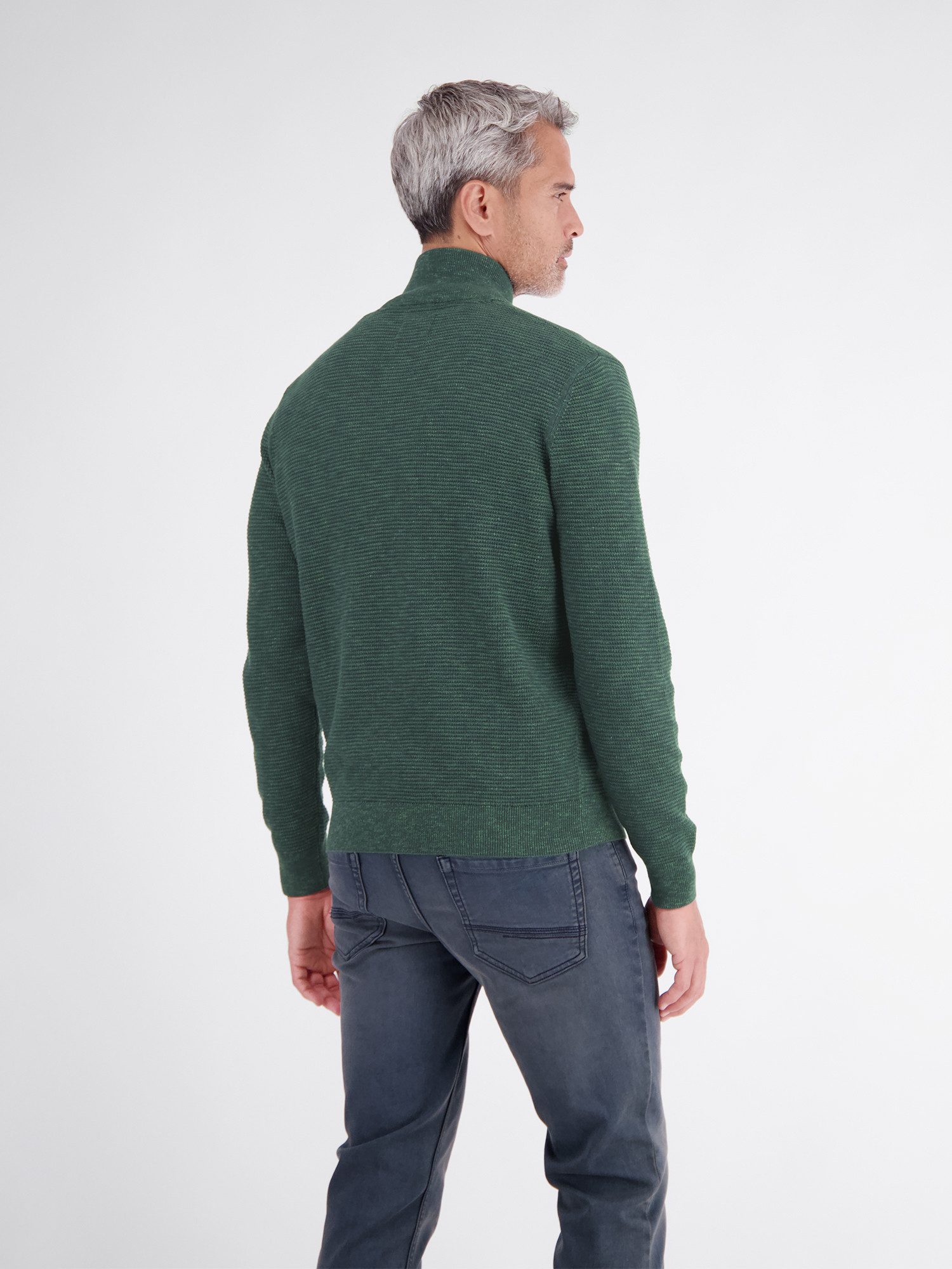 LERROS Strickjacke Sportive Strickjacke aus hochwertiger Baumwolle