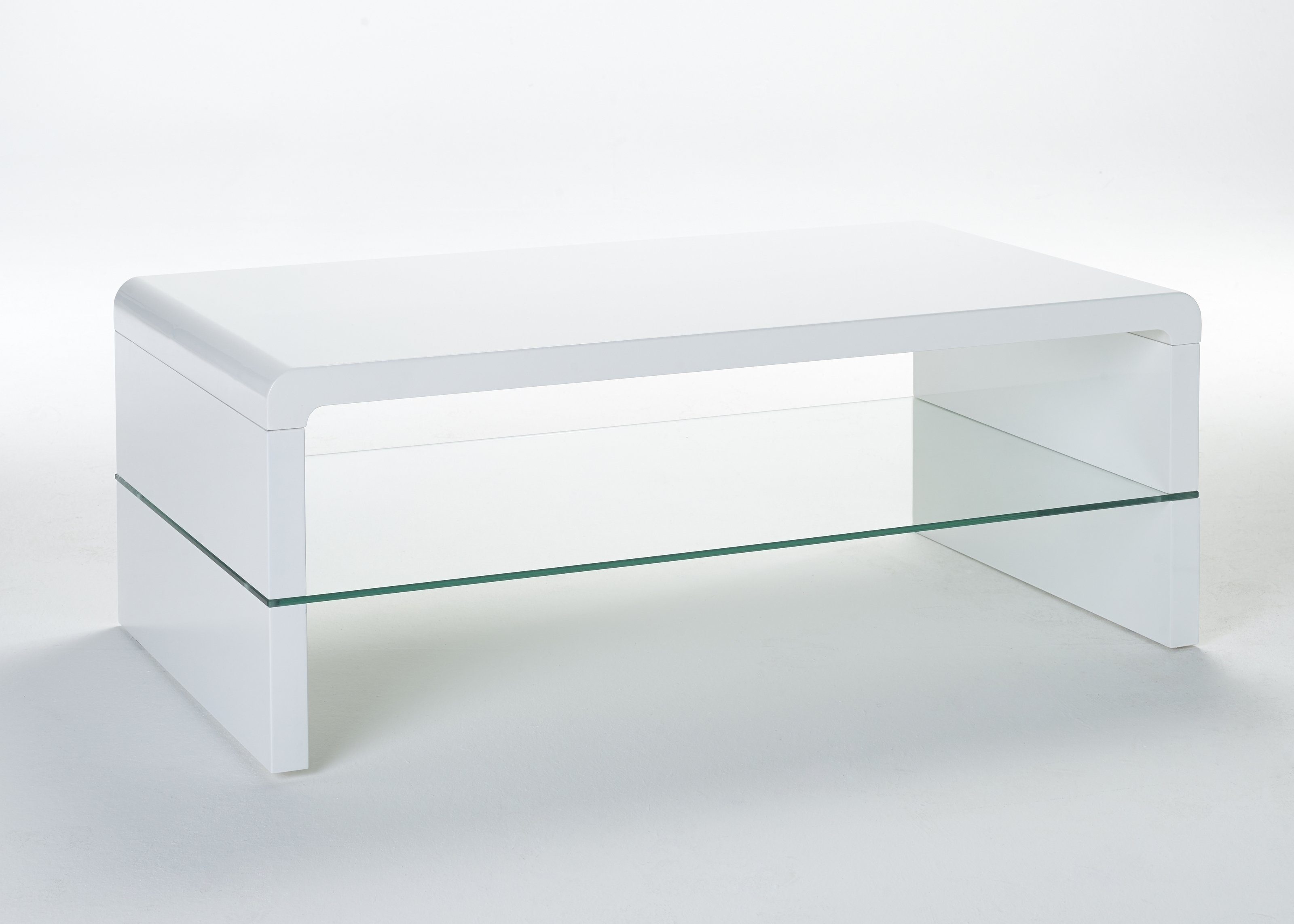 Concept GmbH Couchtisch in Weiß, MDF günstig online kaufen