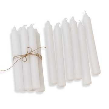 Mirabeau Stumpenkerze Kerze 12er Set Bauceau creme