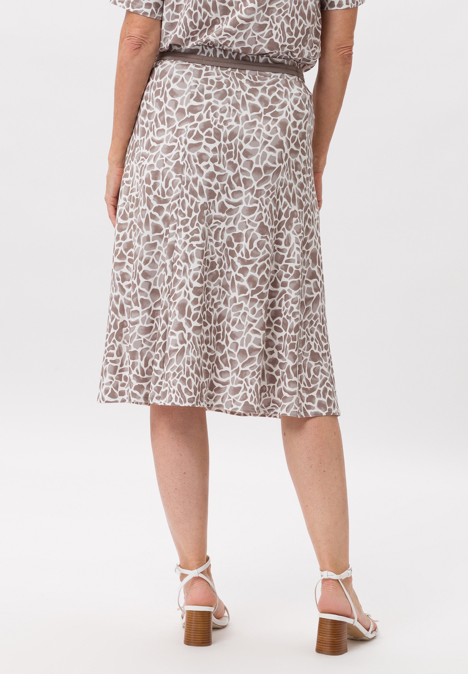 FRANK WALDER Schlupfrock mit Bindegürtel