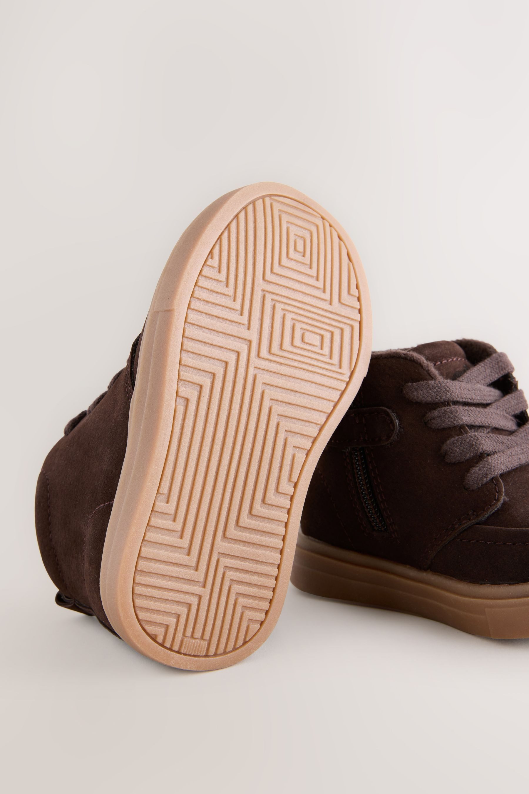 Next Warmgefütterte Chukka-Stiefel, weite Passform Schnürstiefelette (1-tlg)