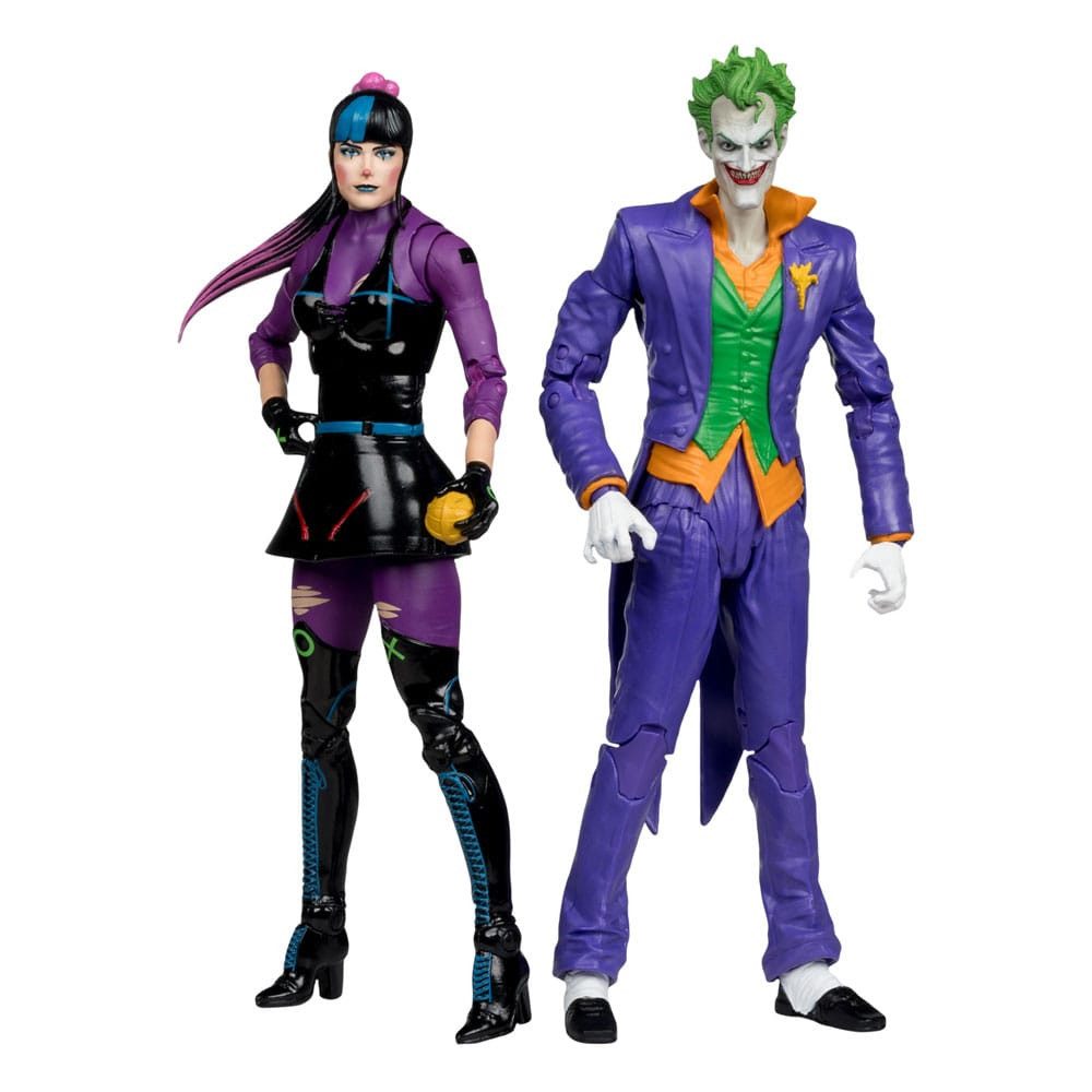 Actionfigur DC Multiverse Actionfiguren 2er-Pack The Joker & Punchline 18 cm