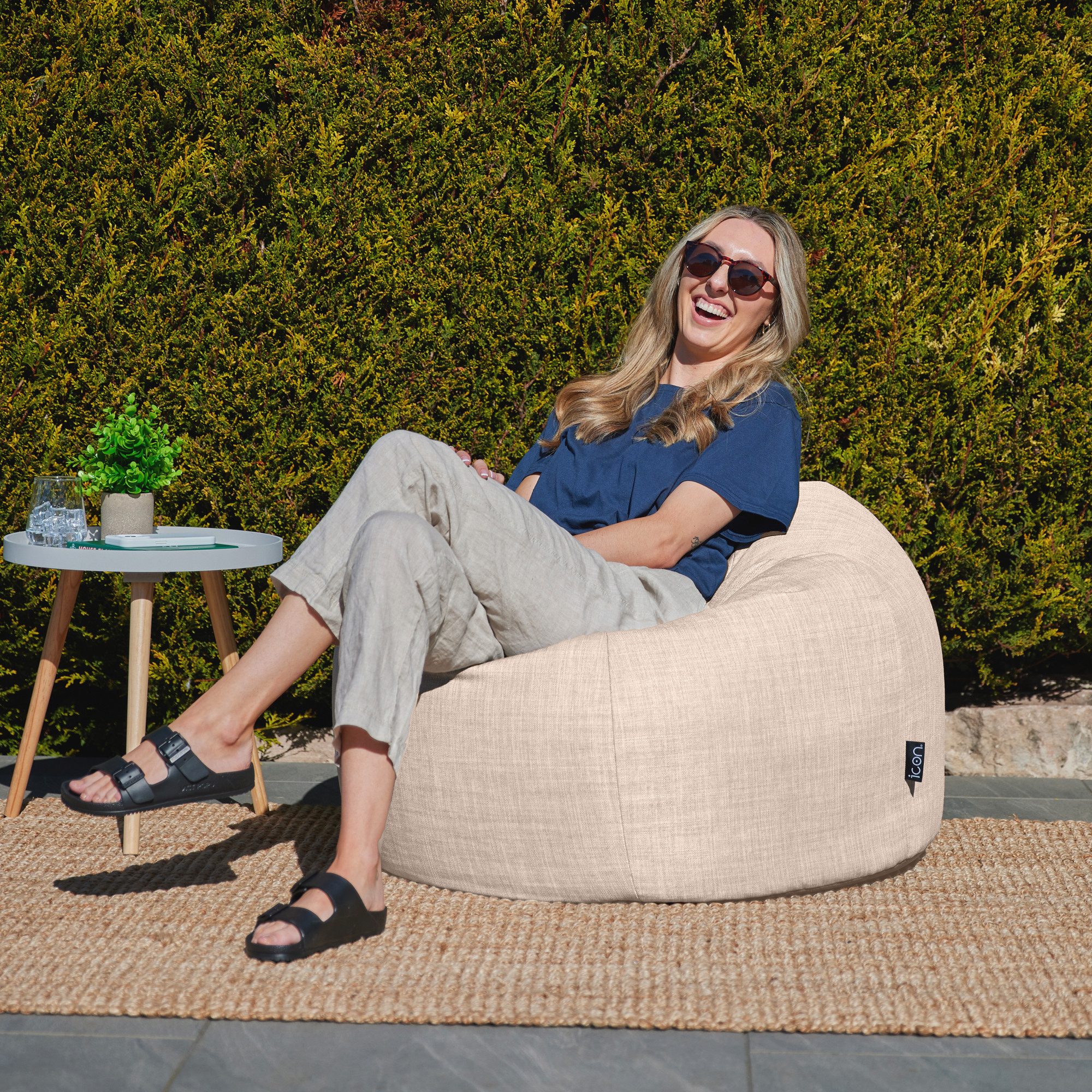 icon Sitzsack Erwachsene mit Outdoor-Gewebebezug „Kingston“, 85x50cm, Made günstig online kaufen