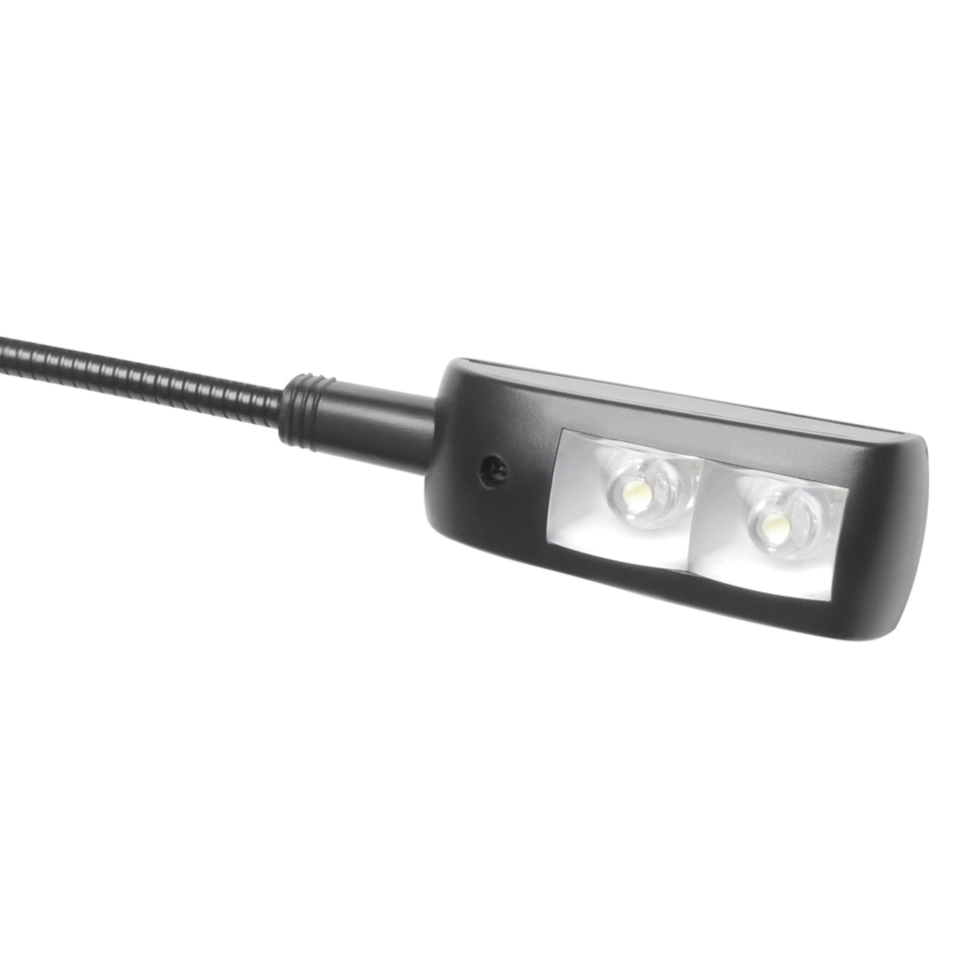 Adam Hall Klemmleuchte, SLED1 USB PRO mit 2 LEDs Schwanenhalsleuchte - Schw günstig online kaufen