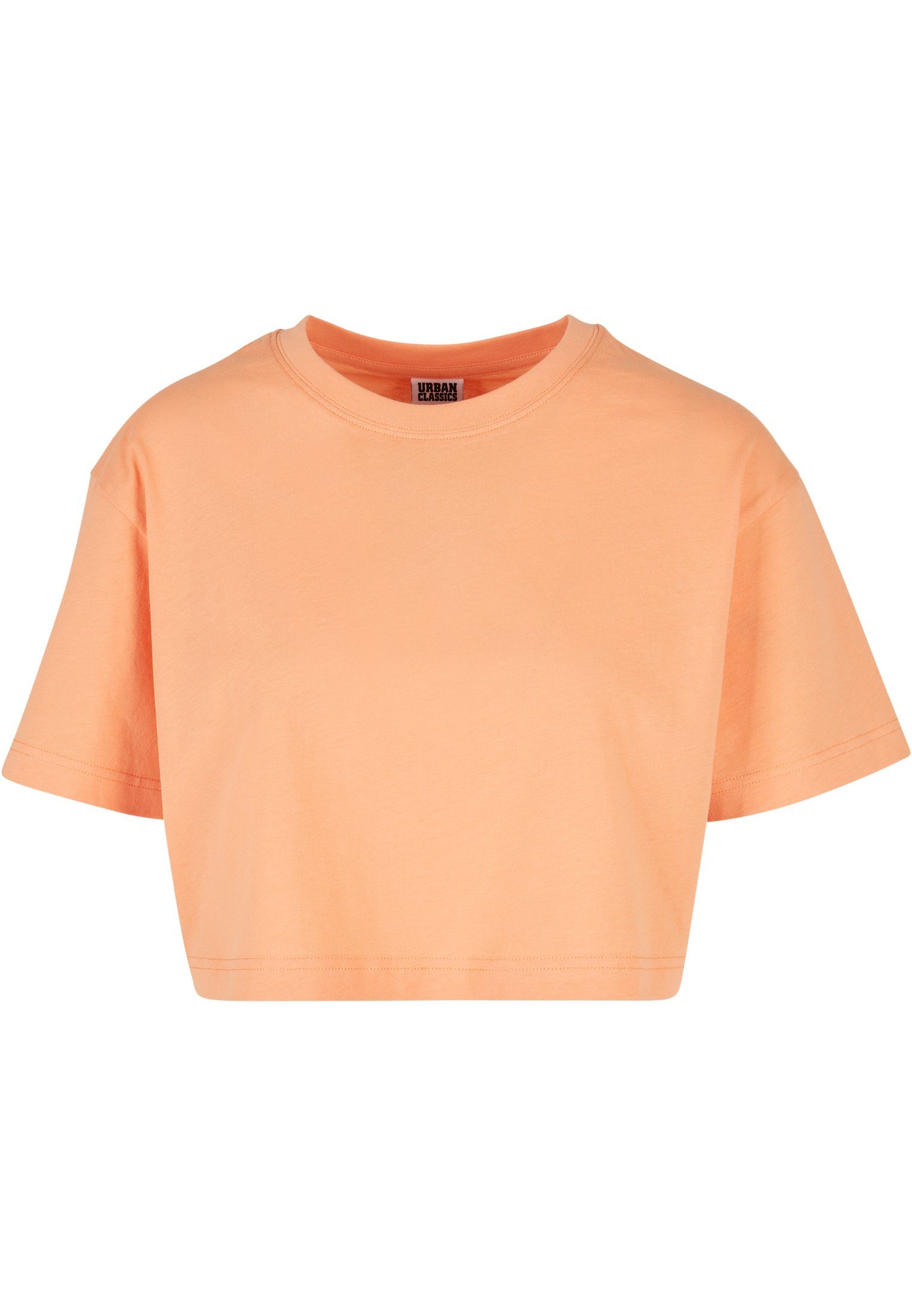 URBAN CLASSICS T-Shirt Damen Ladies Short Oversized Tee (1-tlg) papaya