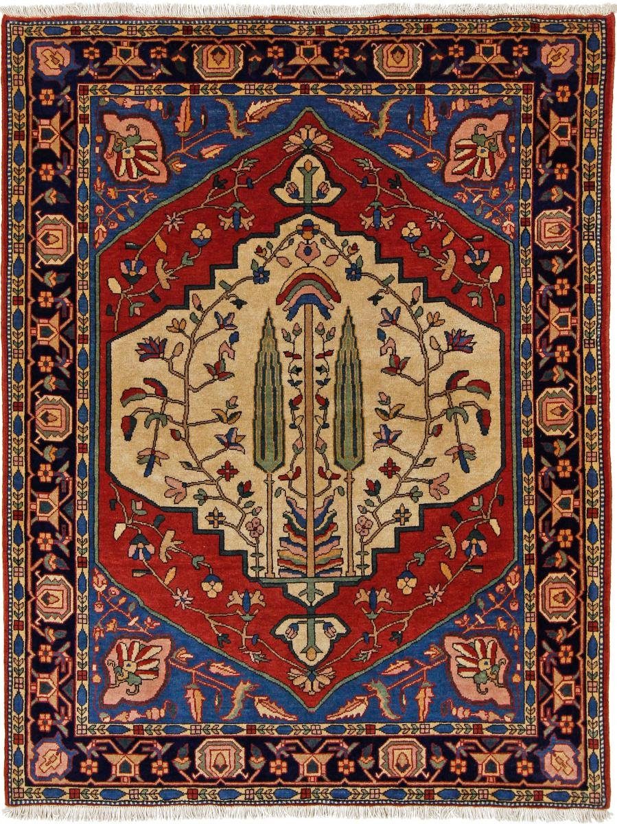 Orientteppich Bakhtiar Baba Heydar 137x176 Handgeknüpfter Orientteppich, Nain Trading, rechteckig, Höhe: 12 mm