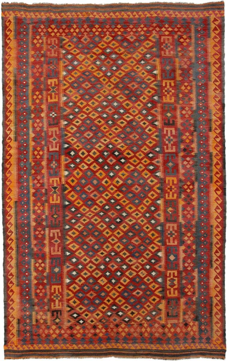 Orientteppich Kelim Afghan Antik 257x400 Handgewebter Orientteppich, Nain Trading, rechteckig, Höhe: 3 mm