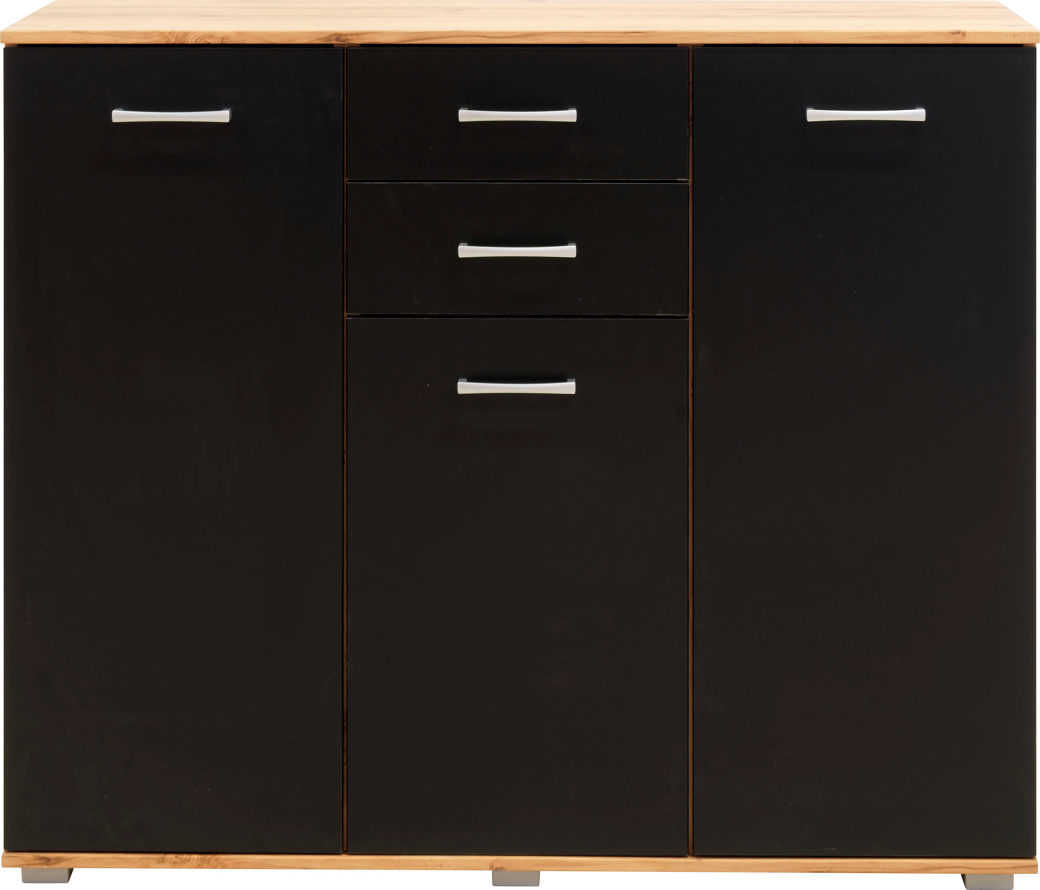 priess Kombikommode Barcelona mit 4 Schubkästen und Tür in 6 Farben