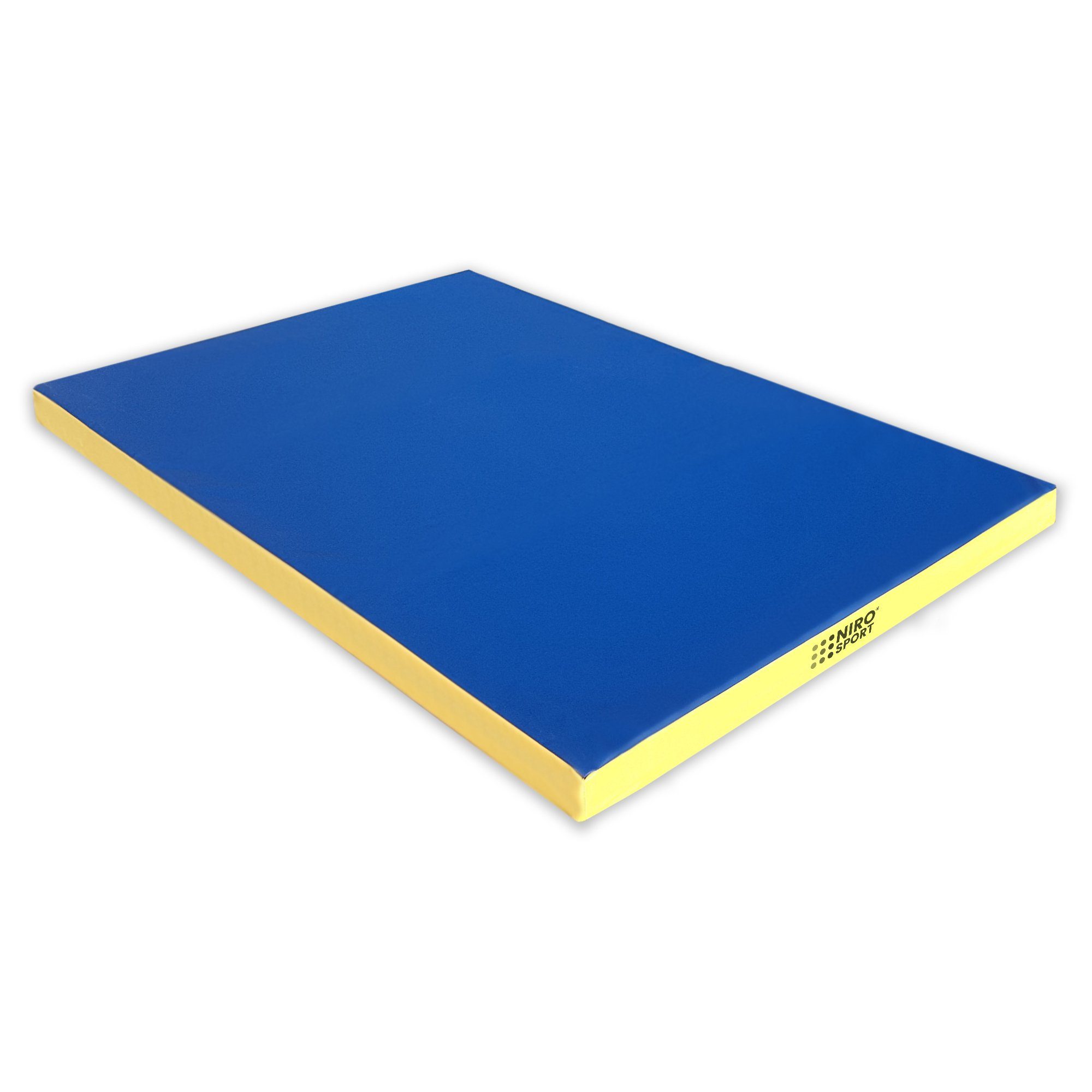 NiroSport Weichbodenmatte Turnmatte 150x100x8cm abwaschbar, (1er-Pack), Fitnessmatte robust blau Gymnastikmatte Schutzmatte