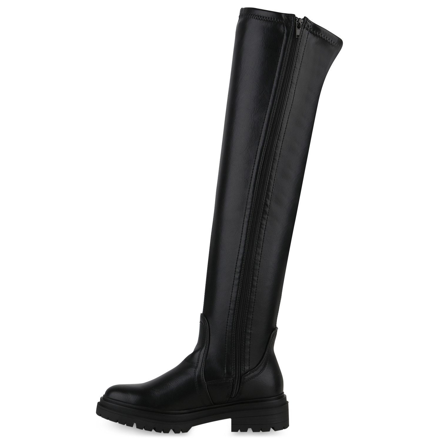 VAN HILL 840536 Overkneestiefel Damen Overknees günstig online kaufen