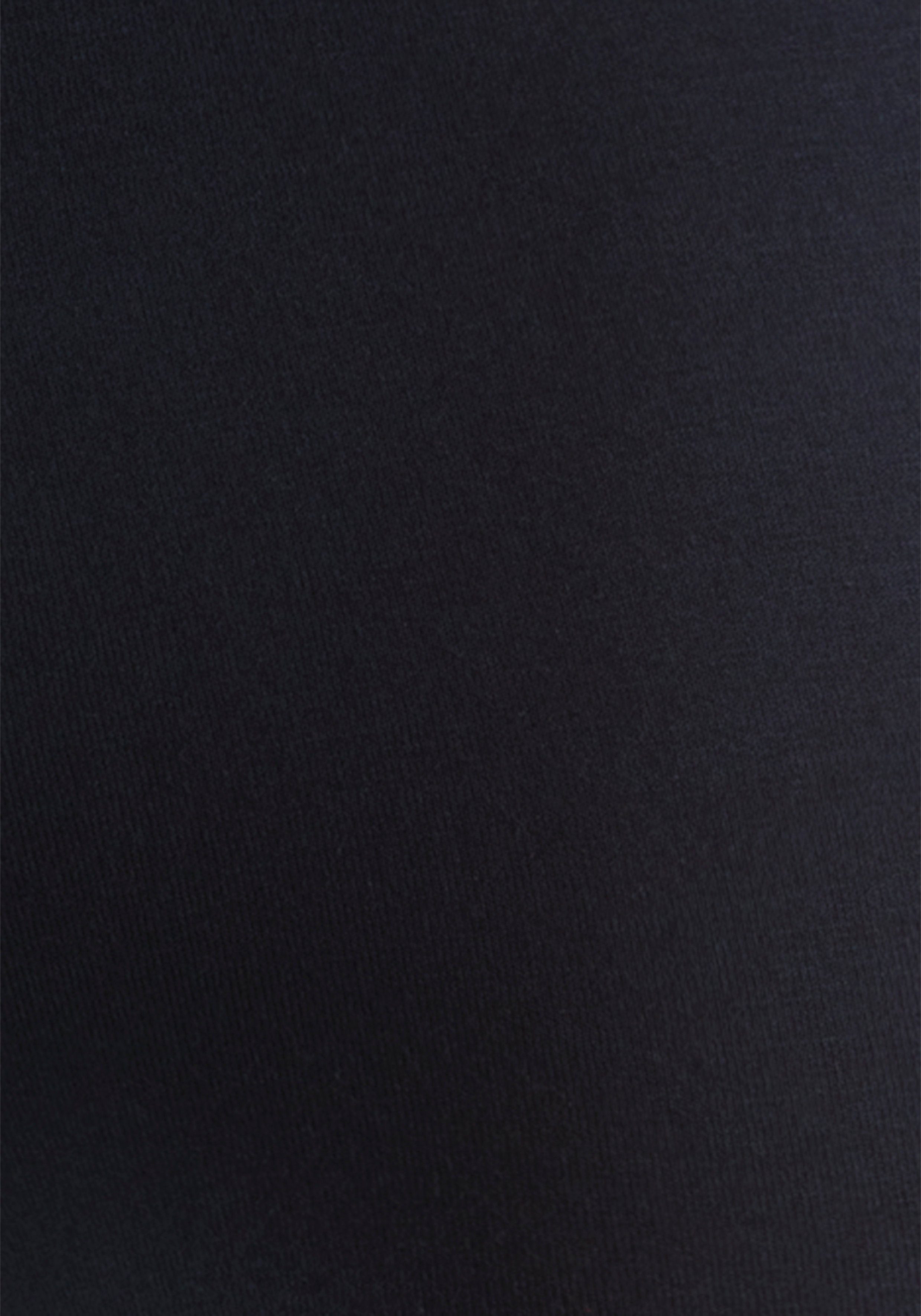 4-St) H.I.S schwarz Stretchbündchen navy, (Packung, Boxer bequemem grau-meliert, mit blau-meliert,