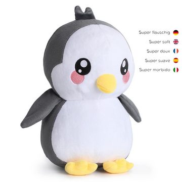 Corimori Kuscheltier Plüsch Tier ca. 30cm (Einhorn, Axolotl & mehr) (Packung), Pablo der Pinguin