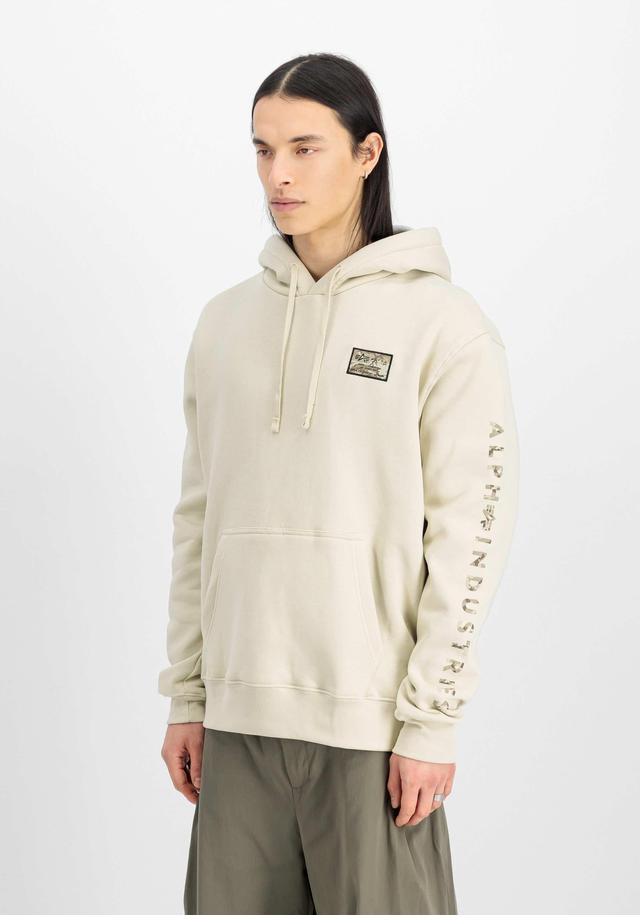 Alpha Industries Hoodie Camo Sleeve Hoodie
