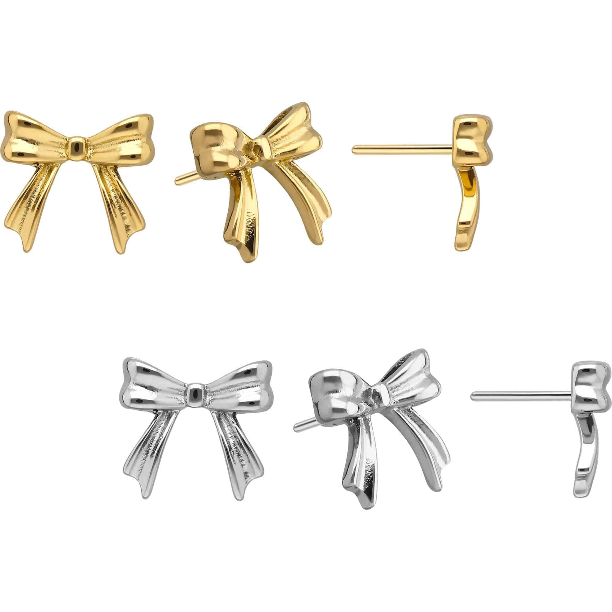 PIERCINGLINE Piercing-Set Titan Aufsatz mit Push Pin SCHLEIFE (Push Pins, 1-tlg)
