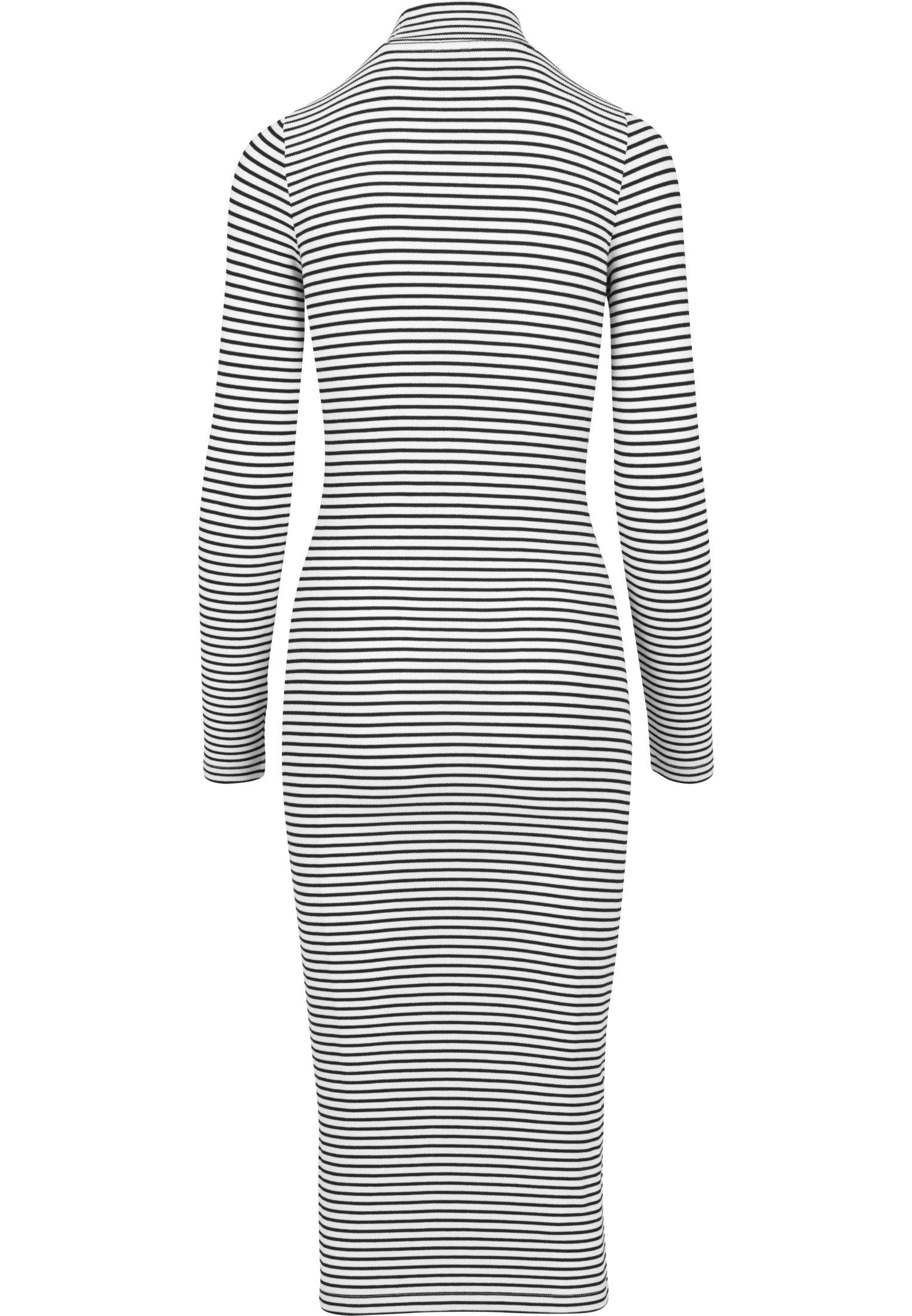 Ladies CLASSICS Turtleneck (1-tlg) Striped Jerseykleid Damen Dress URBAN