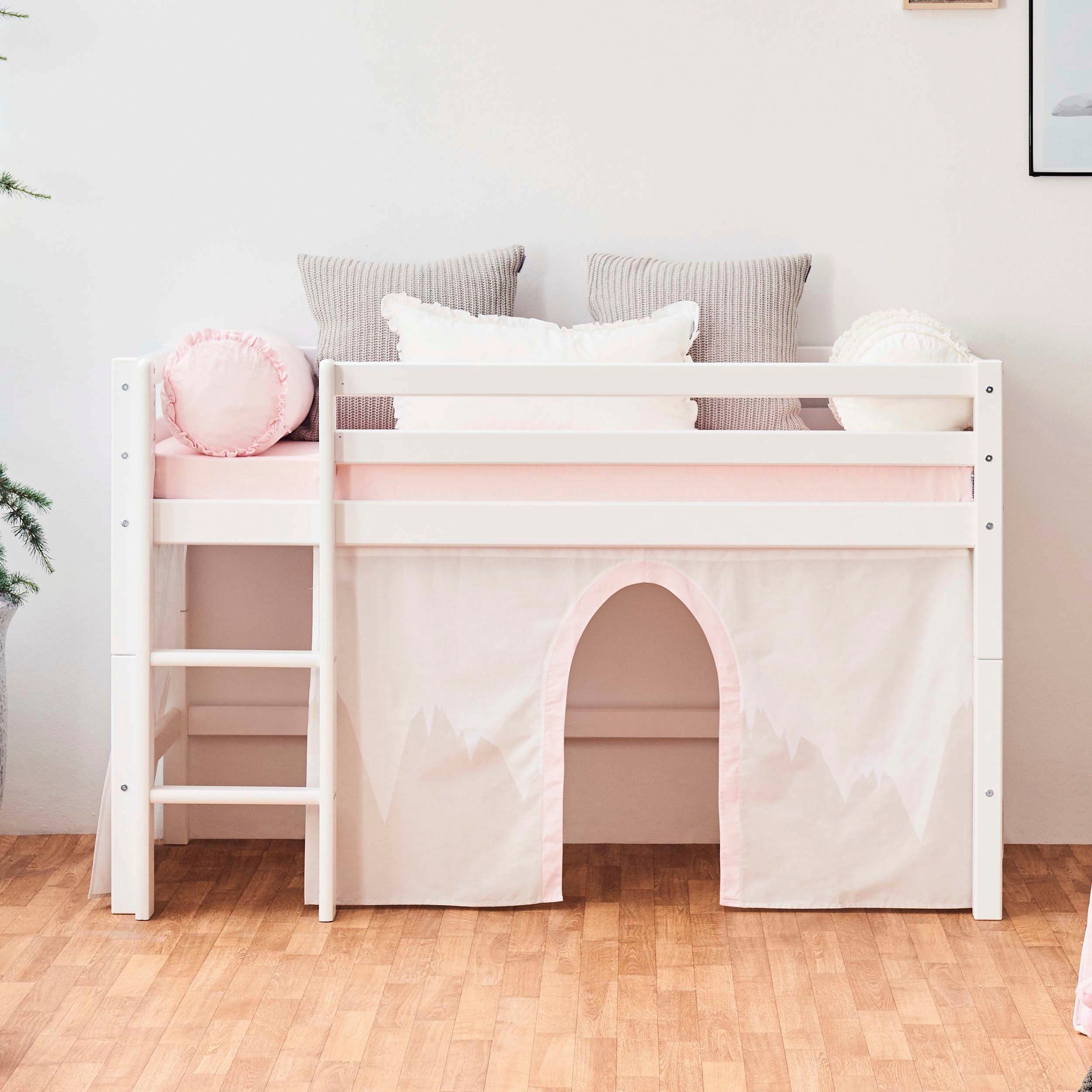 Hoppekids Dekokissen «Winter Wonderland», Zierkissen 50x50 für Kinderbett