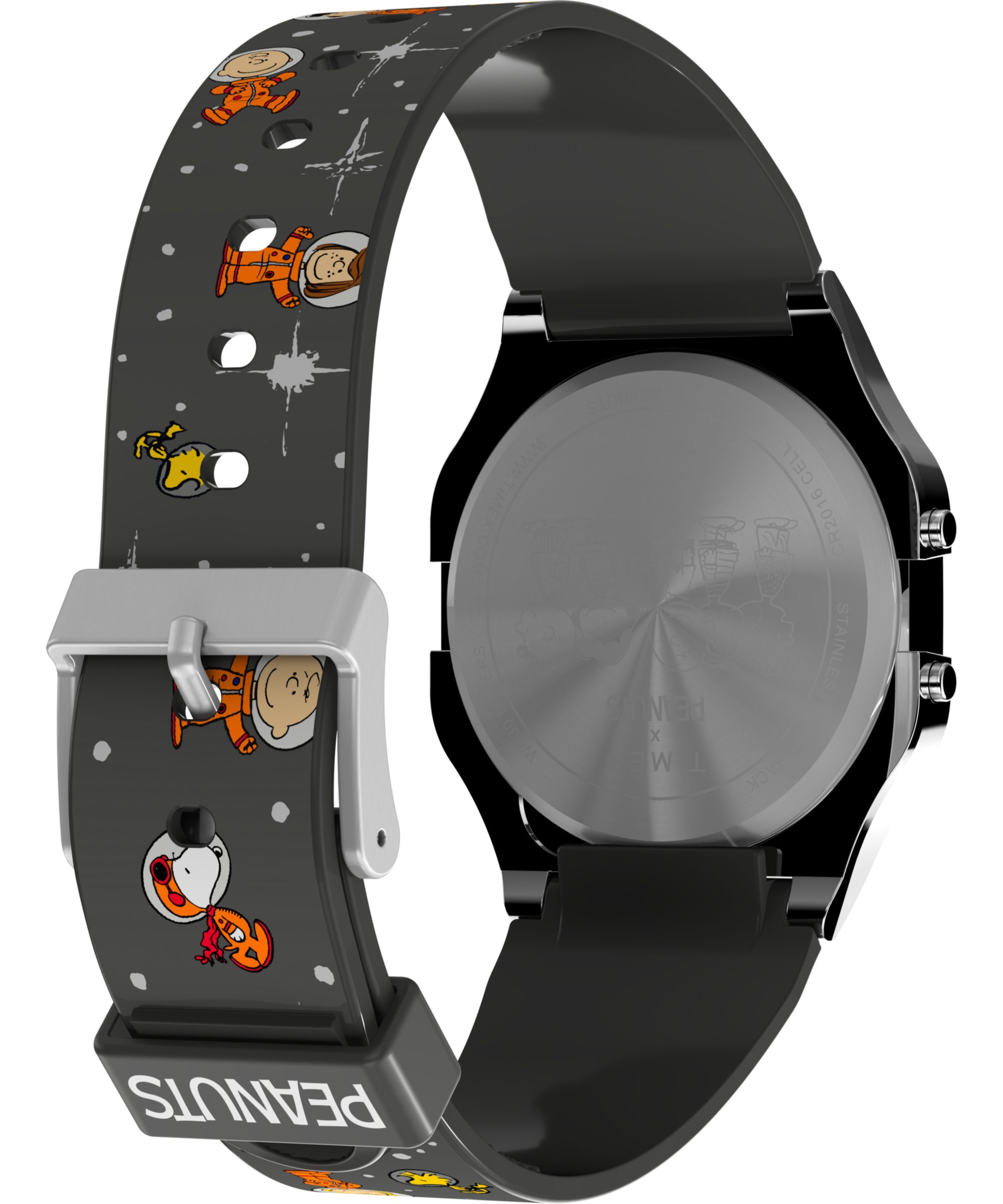 Timex Chronograph TIMEX x PEANUTS TIMEX 80 TW2W90100AJ, Quarzuhr,Armbanduhr,Herren,Damen,Resinarmband,Stoppfunktion,digital