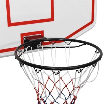 vidaXL Basketballkorb Basketballkorb Weiß 71x45x2 cm Polyethylen