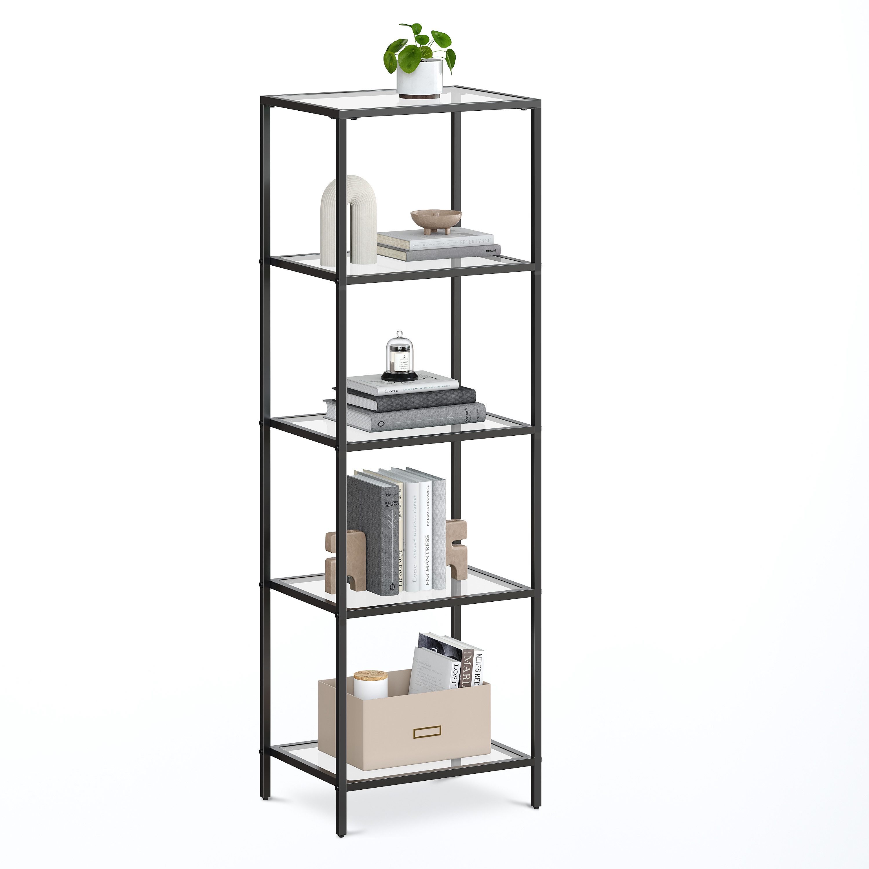 VASAGLE Bücherregal, 1-tlg., Standregal, Küchenregal, stabil, günstig online kaufen