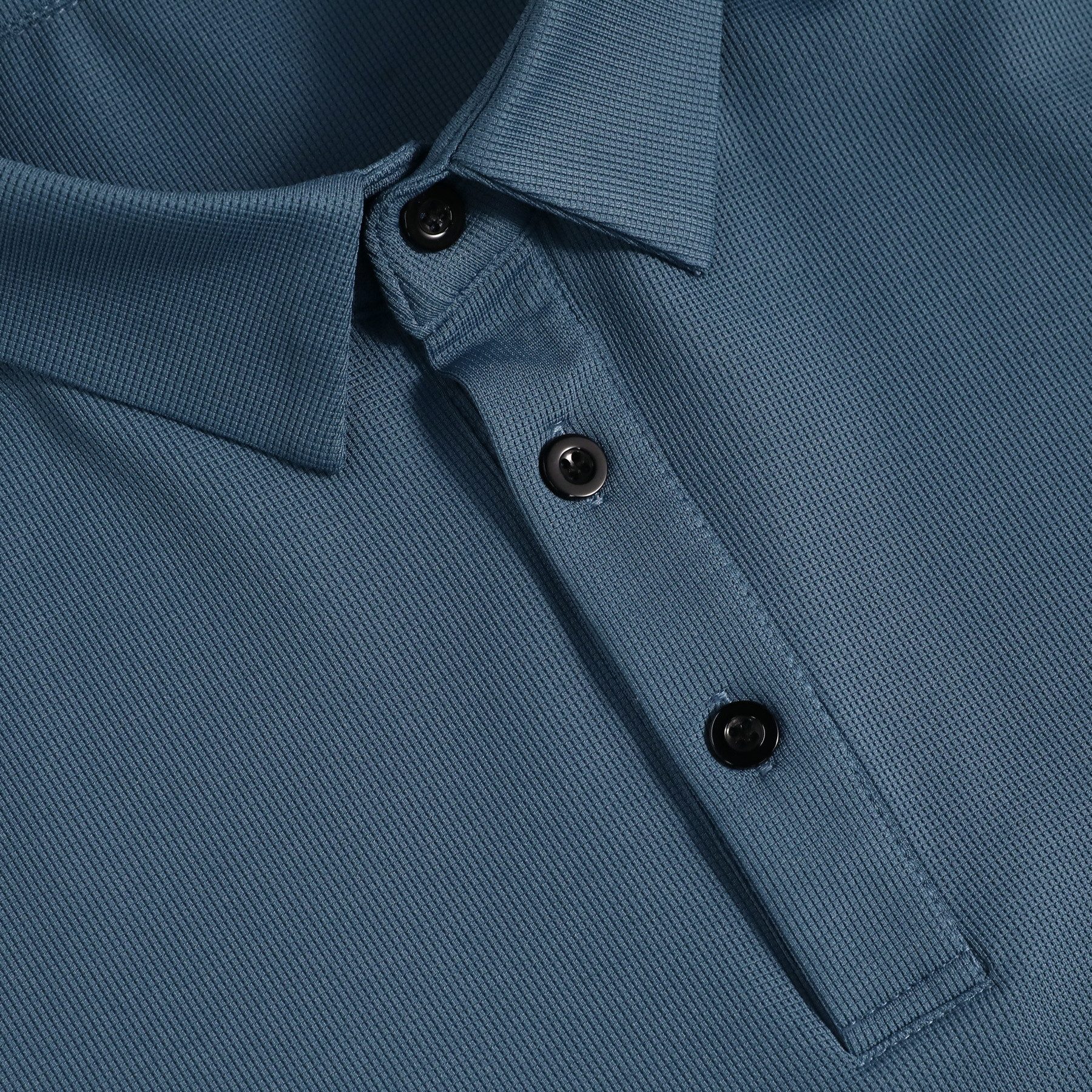 Allthemen Poloshirt Herren Kurzarm Poloshirt mit 3-Knopfleiste Business Regular Fit – Bild 4 von 5