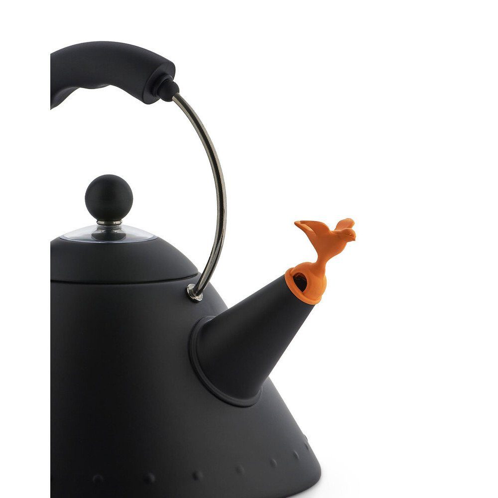 Alessi Wasserkessel Wasserkessel 9093 BB 2,0 l Michael Graves schwarz, Edelstahl, Kunststoff, Wasserkessel, Ø22cm, Edelstahl, schwarz