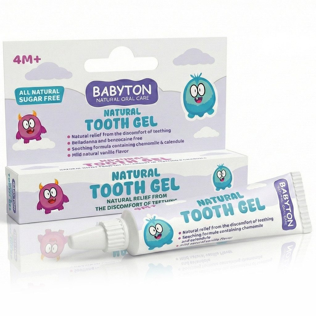 Babyton Zahnpasta Babyton Baby Zahn-Gel 15g-Natürliche, Fluoridfreie & Sanfte Zahnpflege