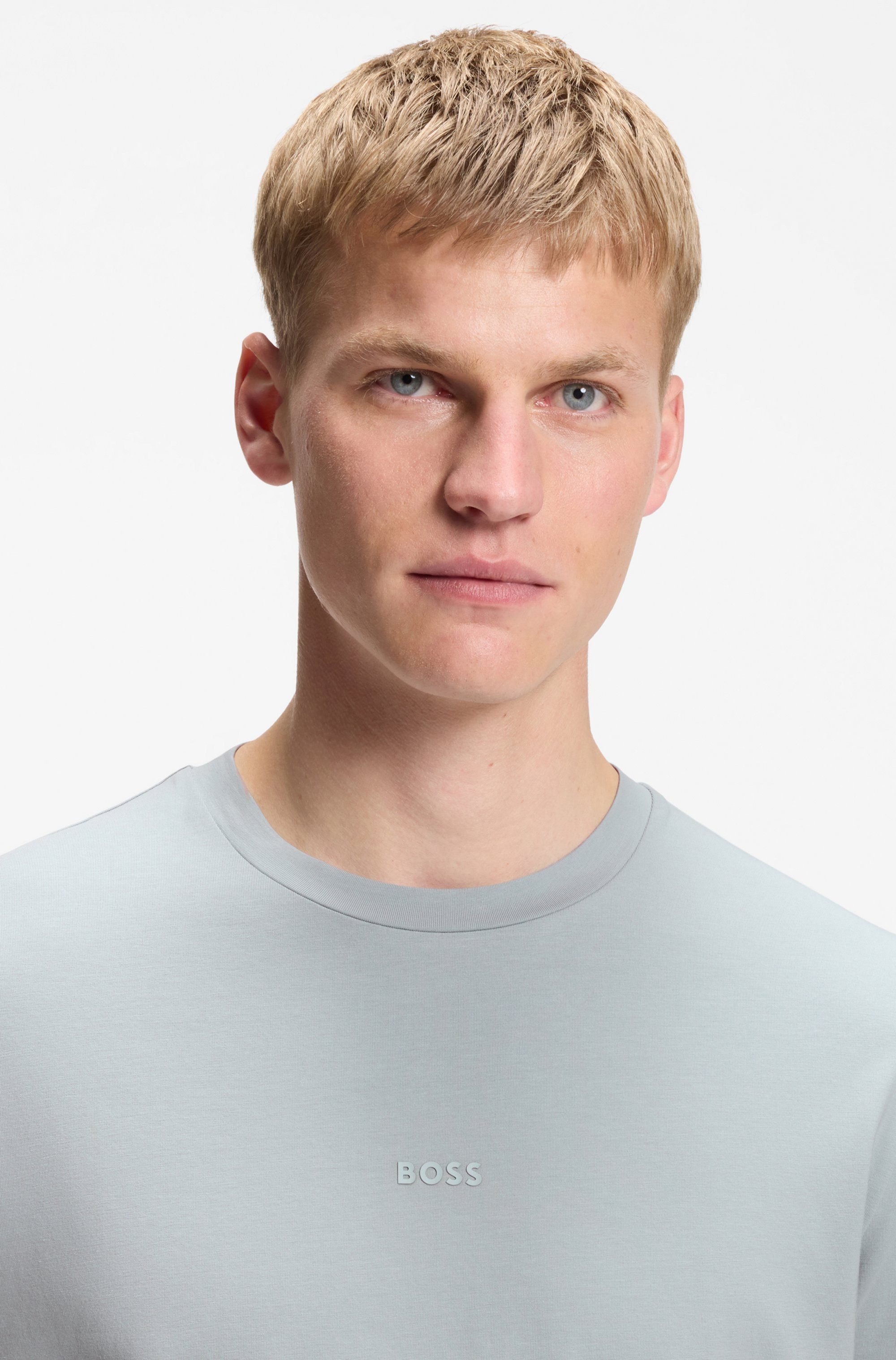 BOSS ORANGE T-Shirt TChup Relaxed Fit Stretch-Cotton-Jersey Rundhalsausschnitt