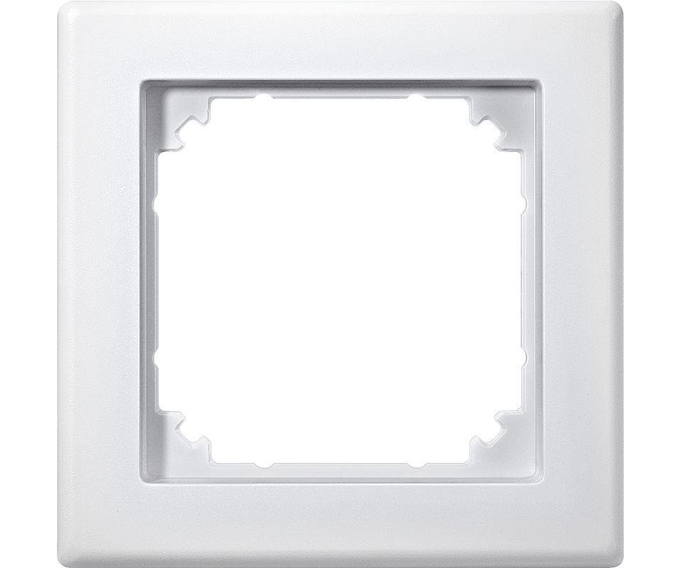 merten Lichtschalter Merten Abdeckrahmen 1-fach Serie M-Smart polarweiß