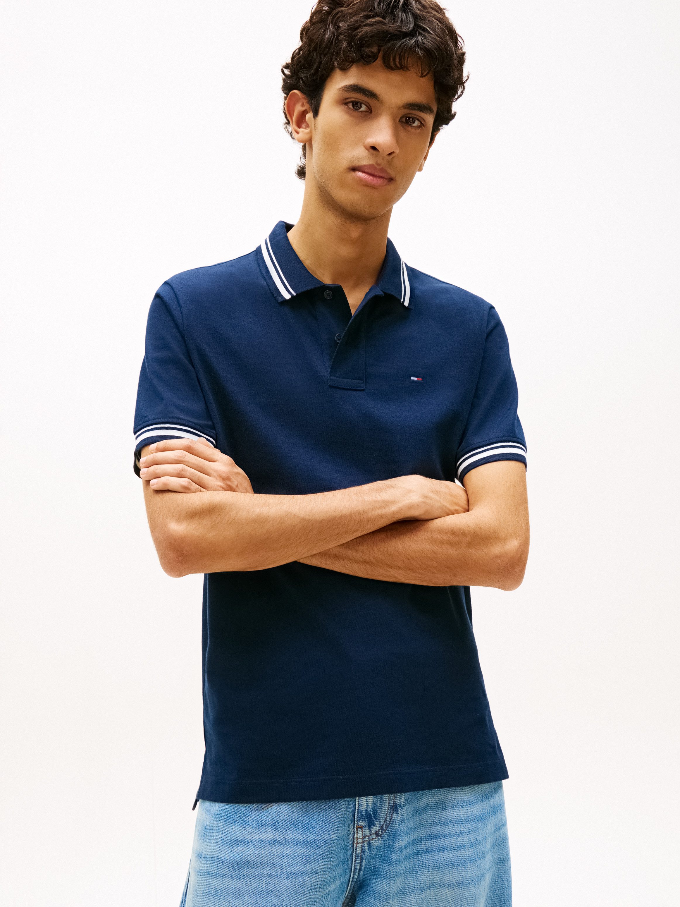 Tommy Jeans Poloshirt TJM REGULAR TIPPED Regular fit mit Polokragen
