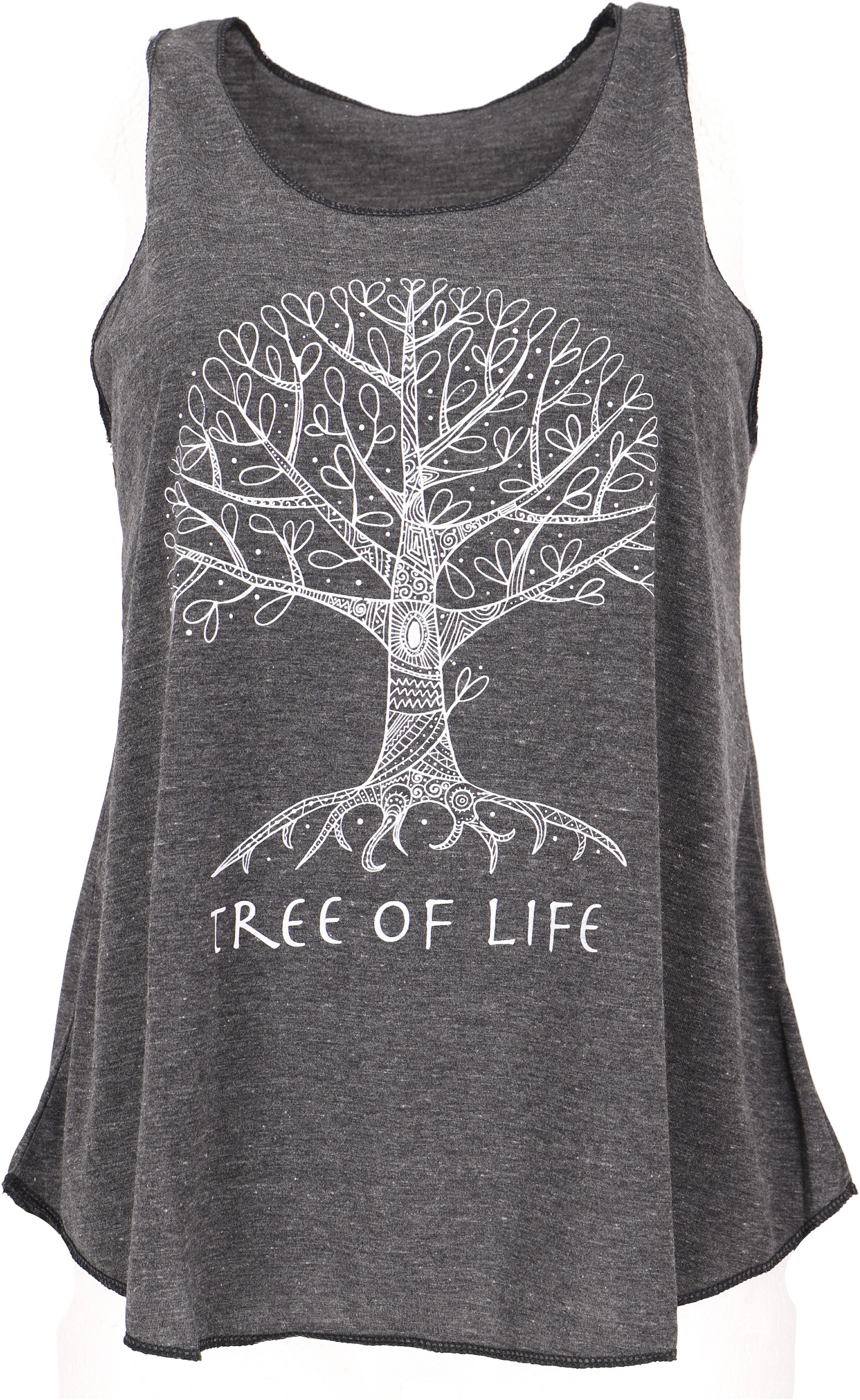 Guru-Shop T-Shirt Tanktop mit Ethnodruck, Tree günstig online kaufen