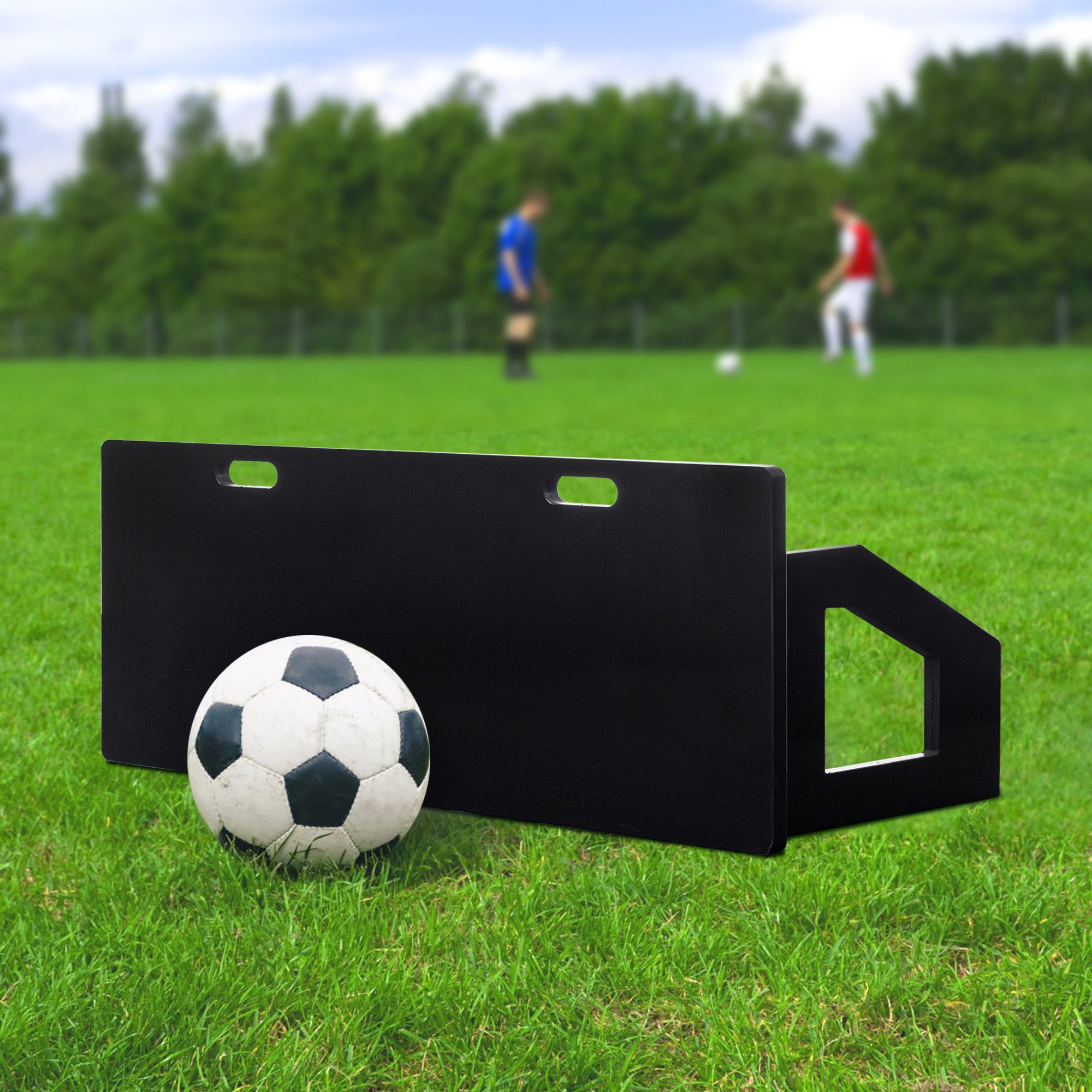 GIHAUVIA Trainingsmatte Fußball-Reboundboard Verstellbar100x40cm für Profi & Amateur Training.