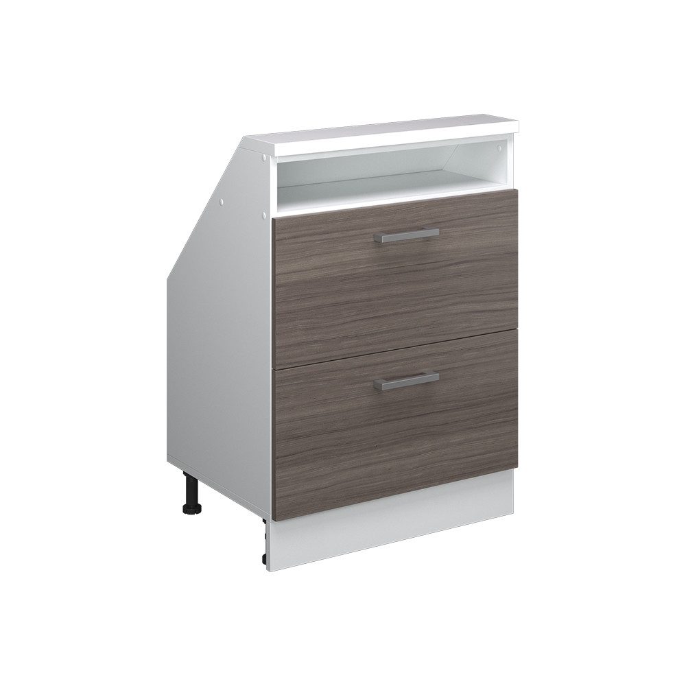 Vicco Unterschrank R-Line, Edelgrau/Weiß, 60 cm günstig online kaufen