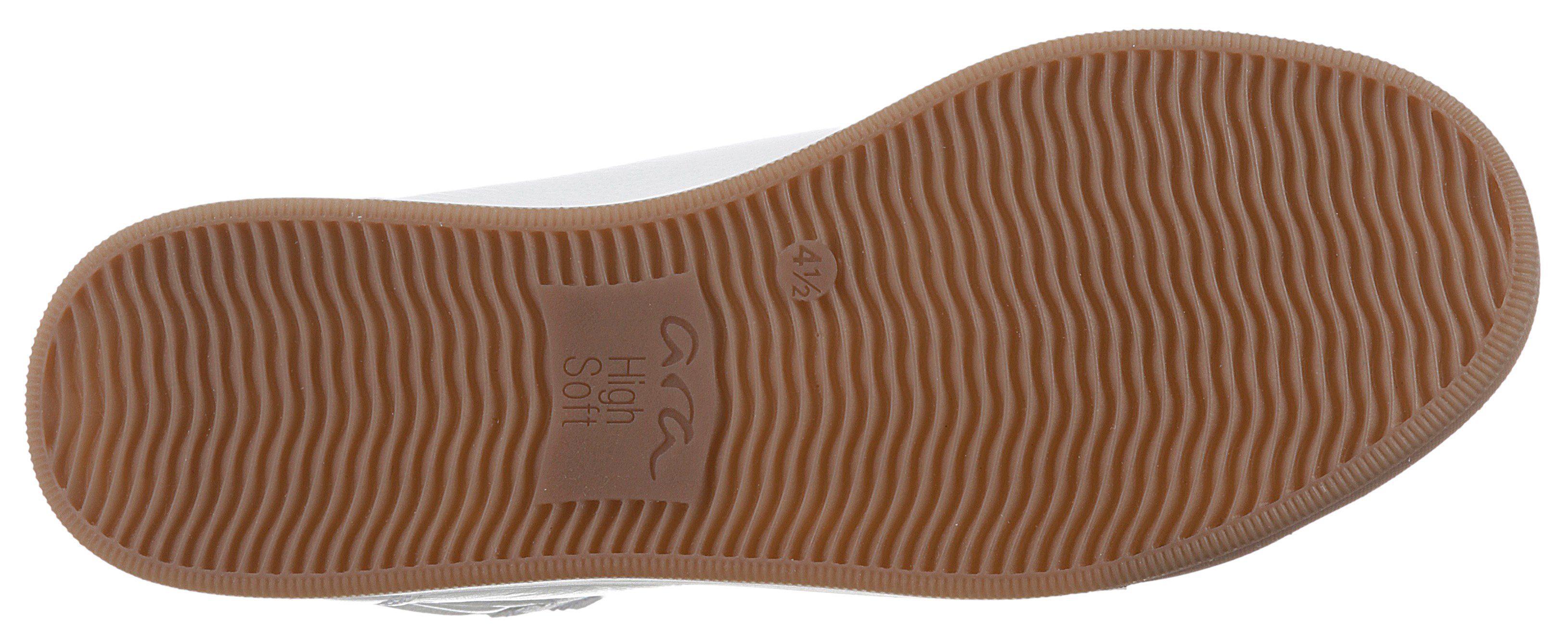 Ara ROM Schnürboots, Keilabsatz, High Top-Sneaker, Freizeitschuh in Schuhweite G = weit