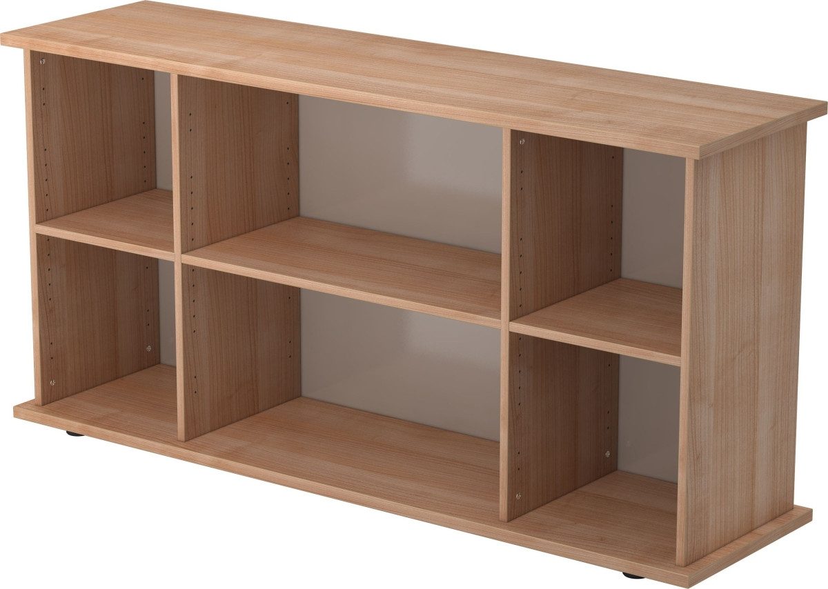 HAMMERBACHER Aktenschrank Sideboard SB 2OH offen BxTxH 166,1x44,8x84cm Nussbaum