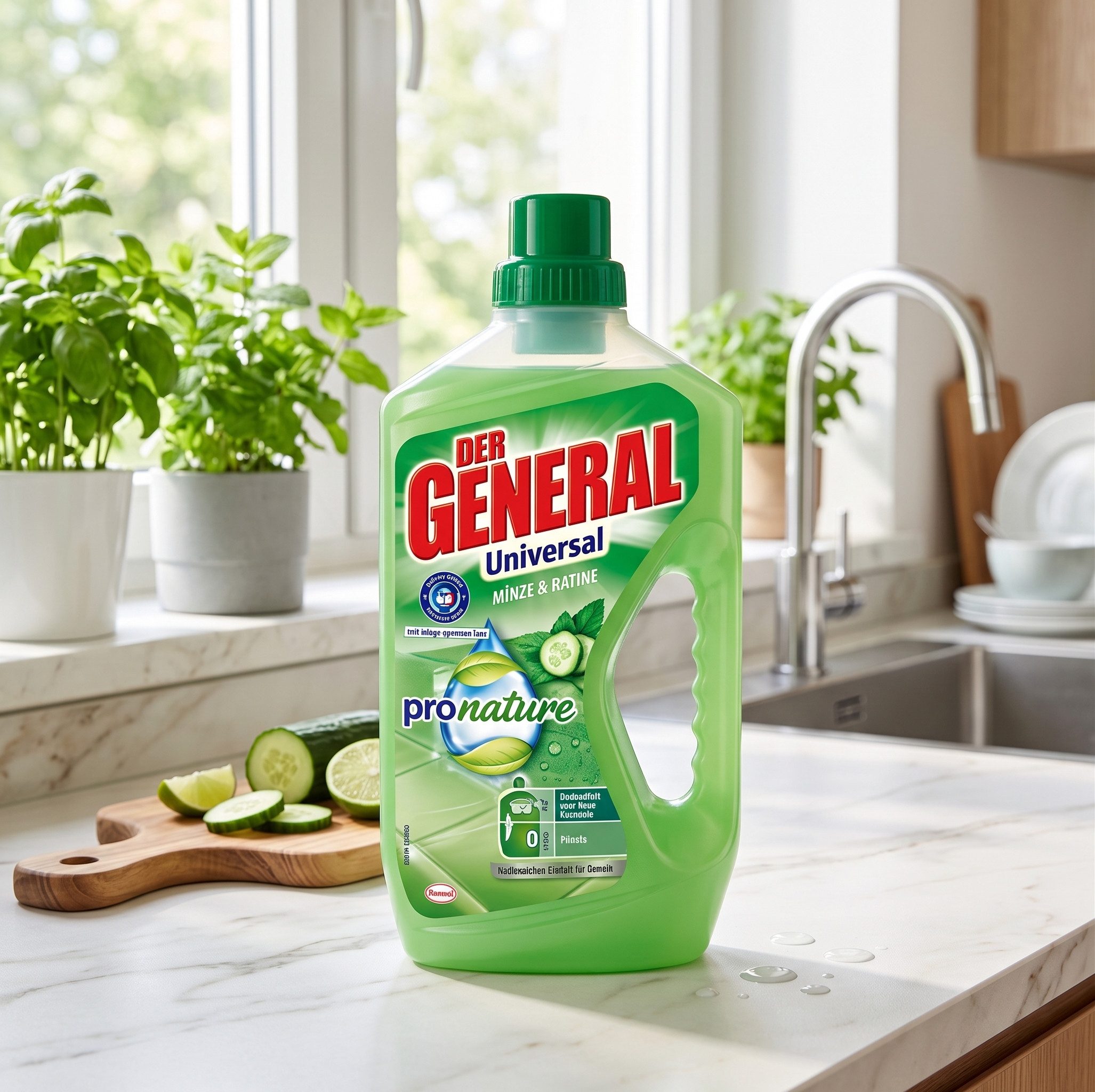 Der General DER GENERAL PRO NATURE MINZE GURKE 750ml Allzweckreiniger