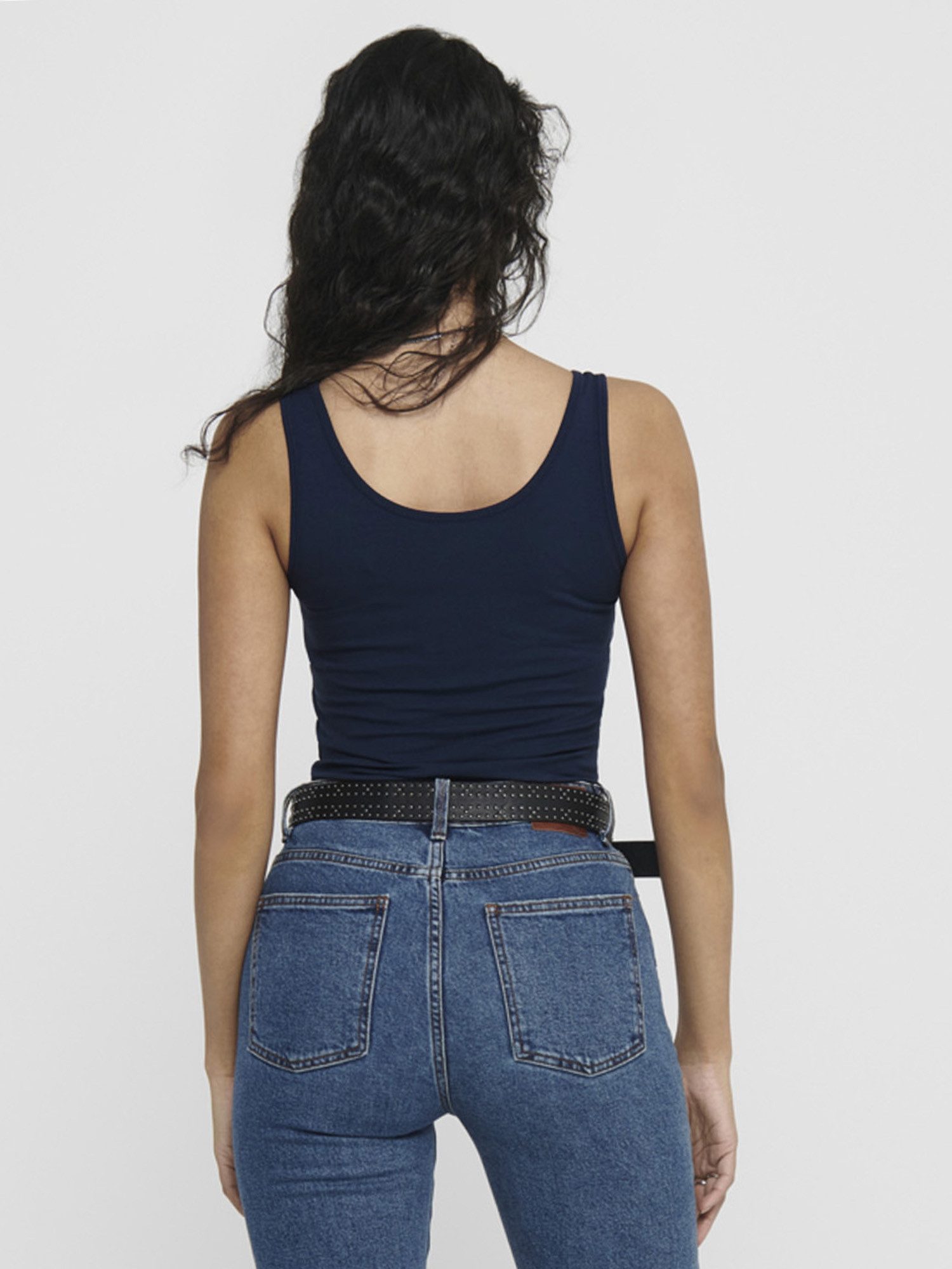 ONLY Tanktop Live Love (3-tlg) Lange Tops, elastische Baumwollqualität