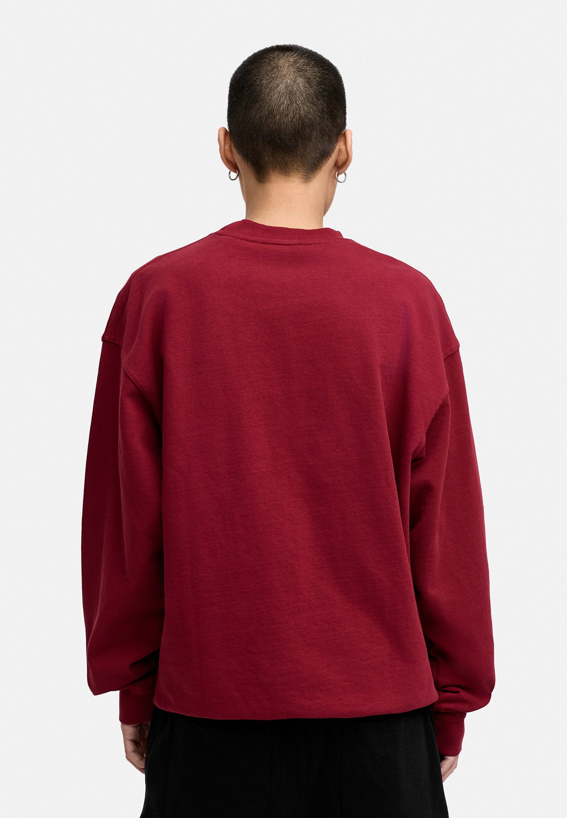 BEHYPE STUDIOS Sweatshirt IM OVERSIZE FIT, CREW-NECK PULLOVER Herren lockerer Rundhals Sweater